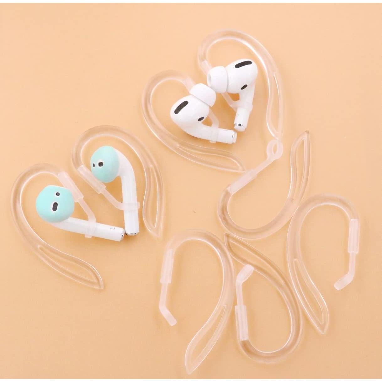 Ganchos para Orejas IiEXCEL Ajustables Antideslizantes AirPods