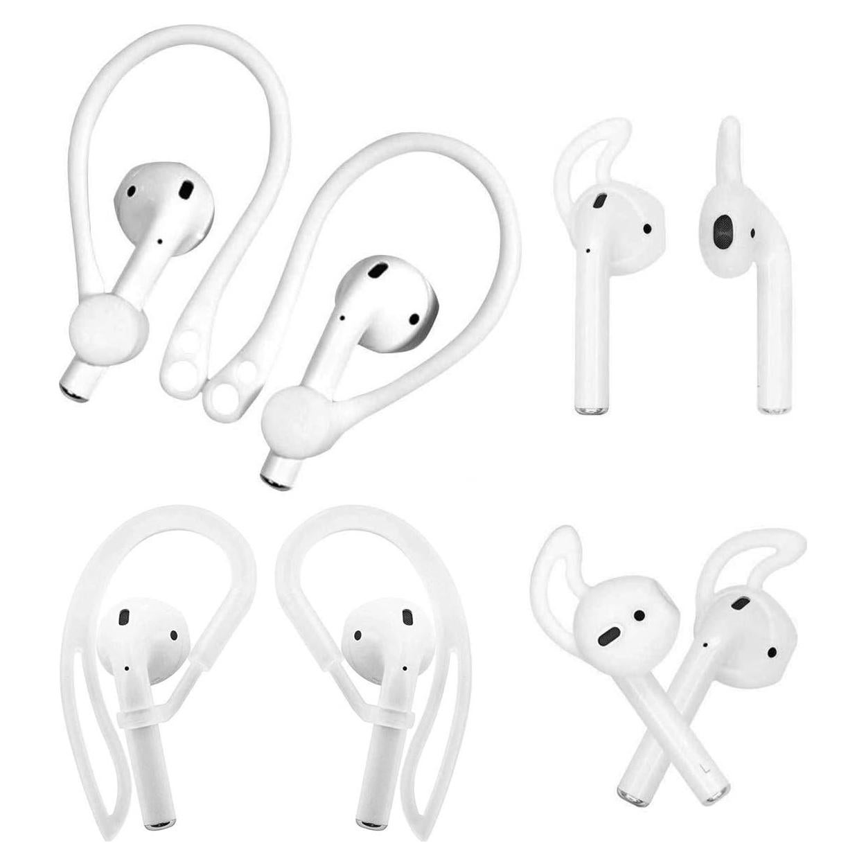 Ganchos para Orejas ALXCD para AirPods - 2 Pares TPU y Silicona