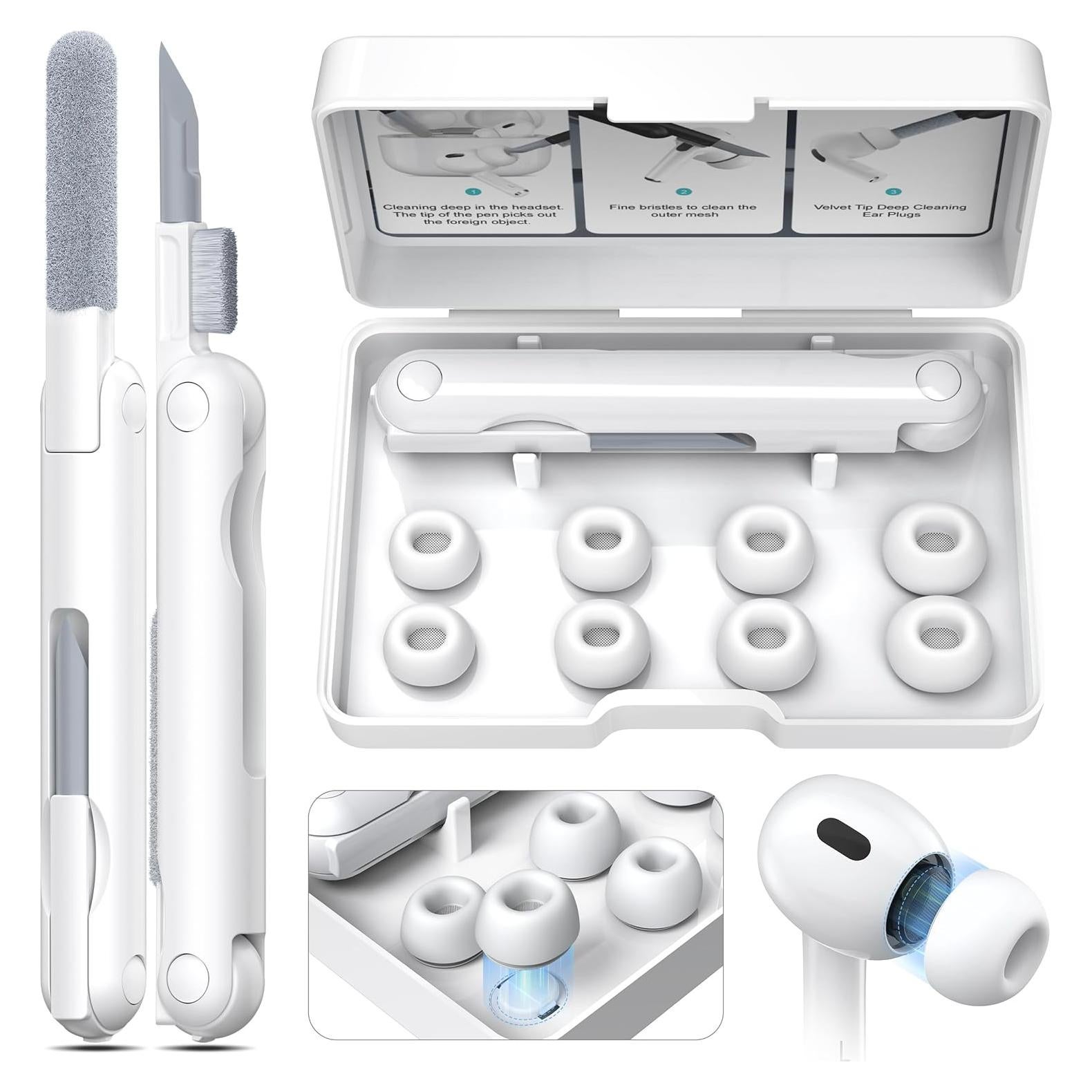 Estuche para AirPods Pro 2da Gen + Kit de Limpieza R-fun