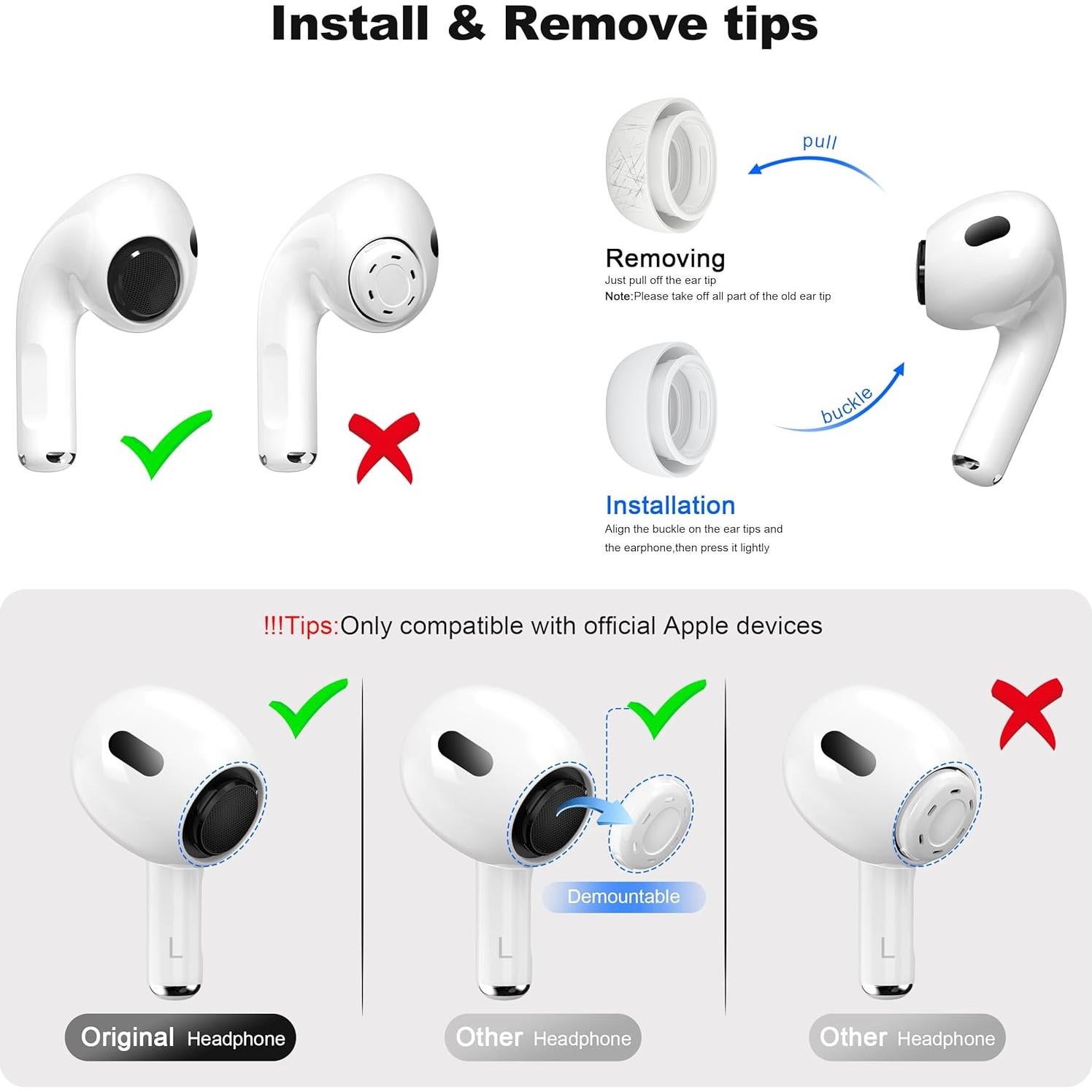 Estuche para AirPods Pro 2da Gen + Kit de Limpieza R-fun