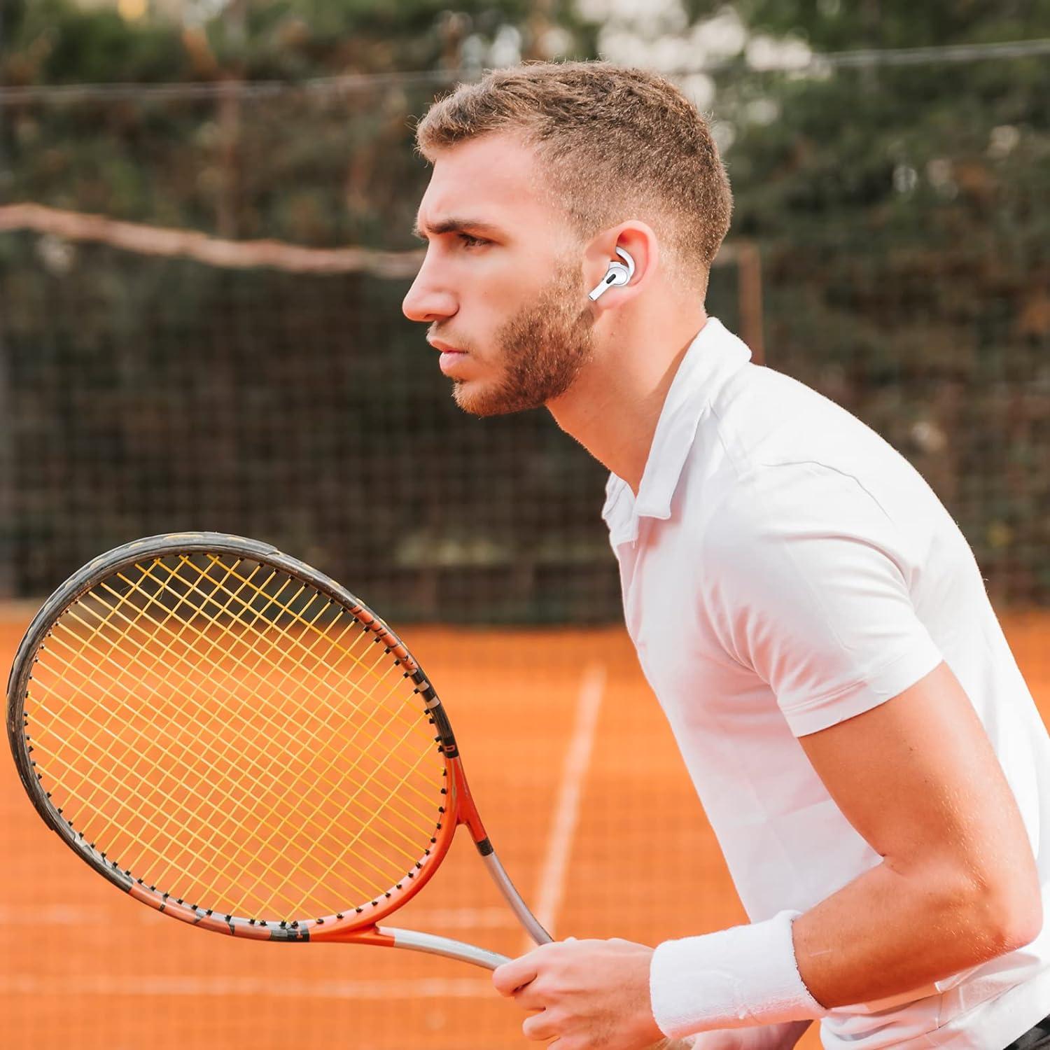 Ganchos Antideslizantes AhaStyle para AirPods Pro 2 - 3 Pares Blancos
