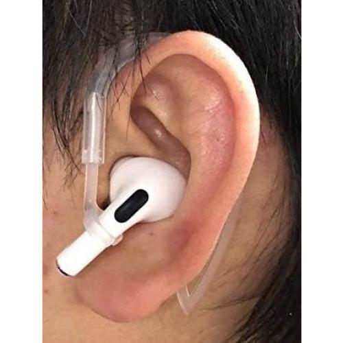 Ganchos Antideslizantes JNSA para AirPods Pro - 1 Par Transparente