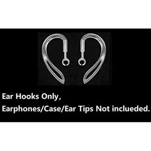 Ganchos Antideslizantes JNSA para AirPods Pro - 1 Par Transparente