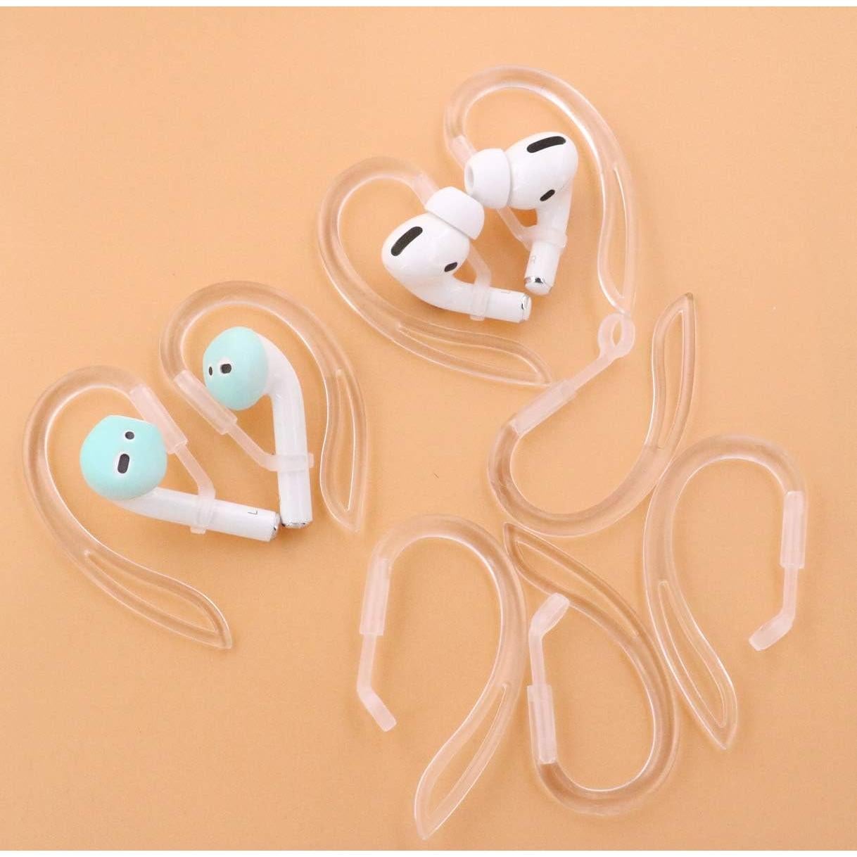 Ganchos para Orejas IiEXCEL Compatibles con AirPods Pro y 3 - Ajustables