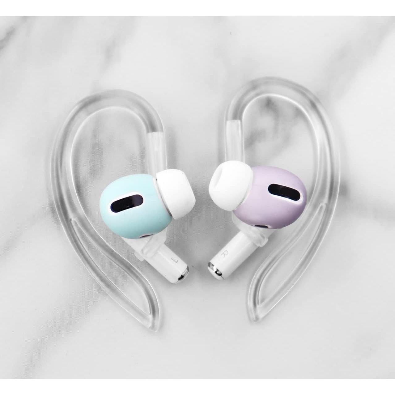 Ganchos para Orejas IiEXCEL Compatibles con AirPods Pro y 3 - Ajustables