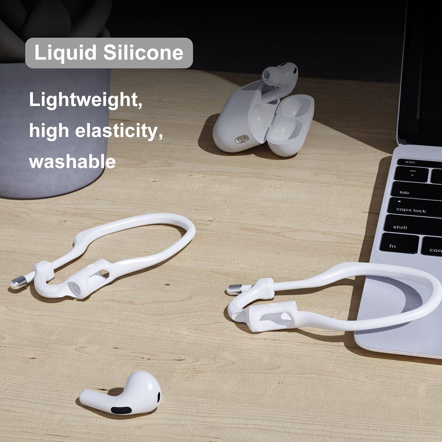 Ganchos Ajustables Haireca para AirPods Pro y Generaciones 1-4