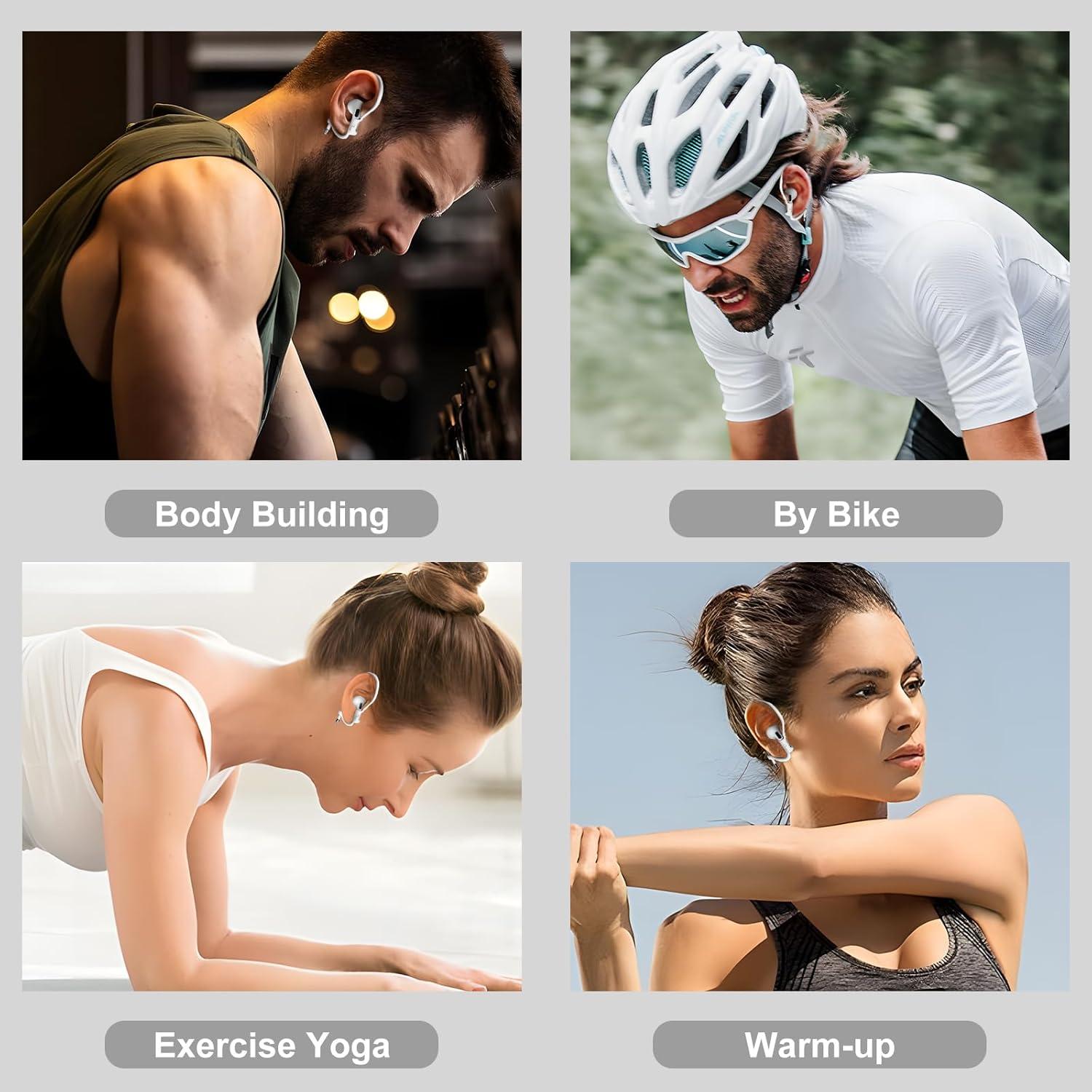 Ganchos Ajustables Haireca para AirPods Pro y Generaciones 1-4