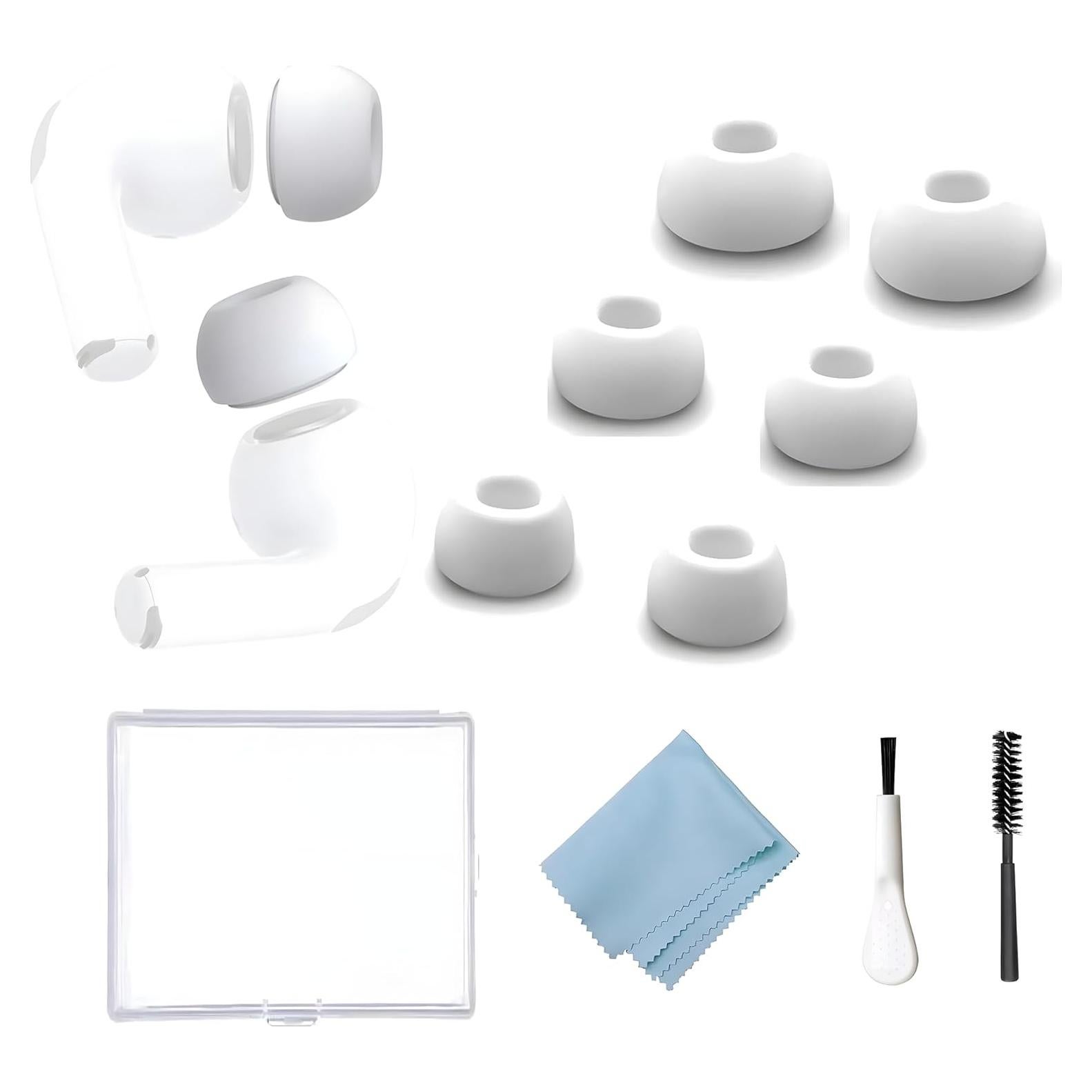 3 Pares Puntas Silicona Reemplazo AirPods Pro 1ra y 2da Gen