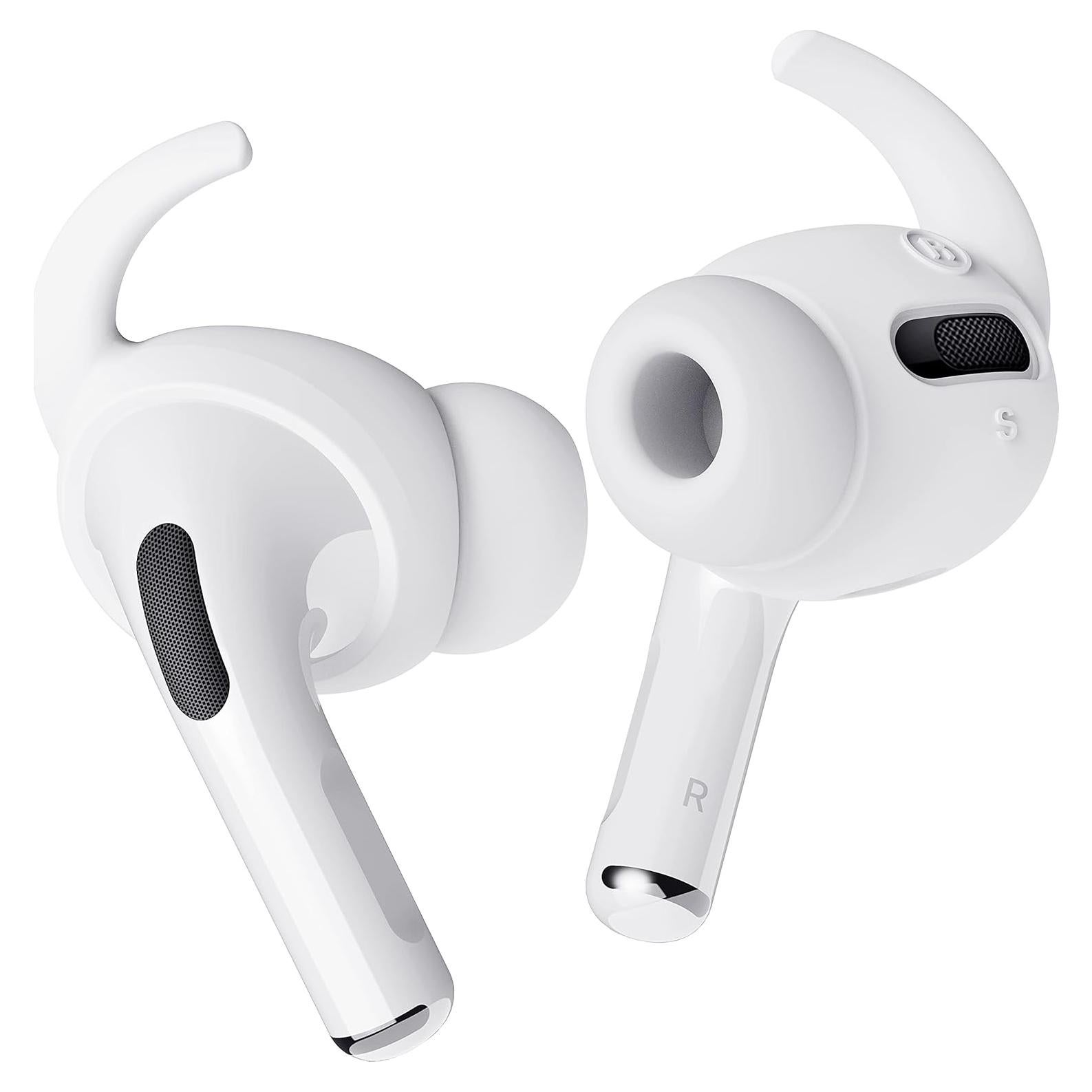 Cubiertas de Silicona elago para AirPods Pro - 4 Pares Blancas
