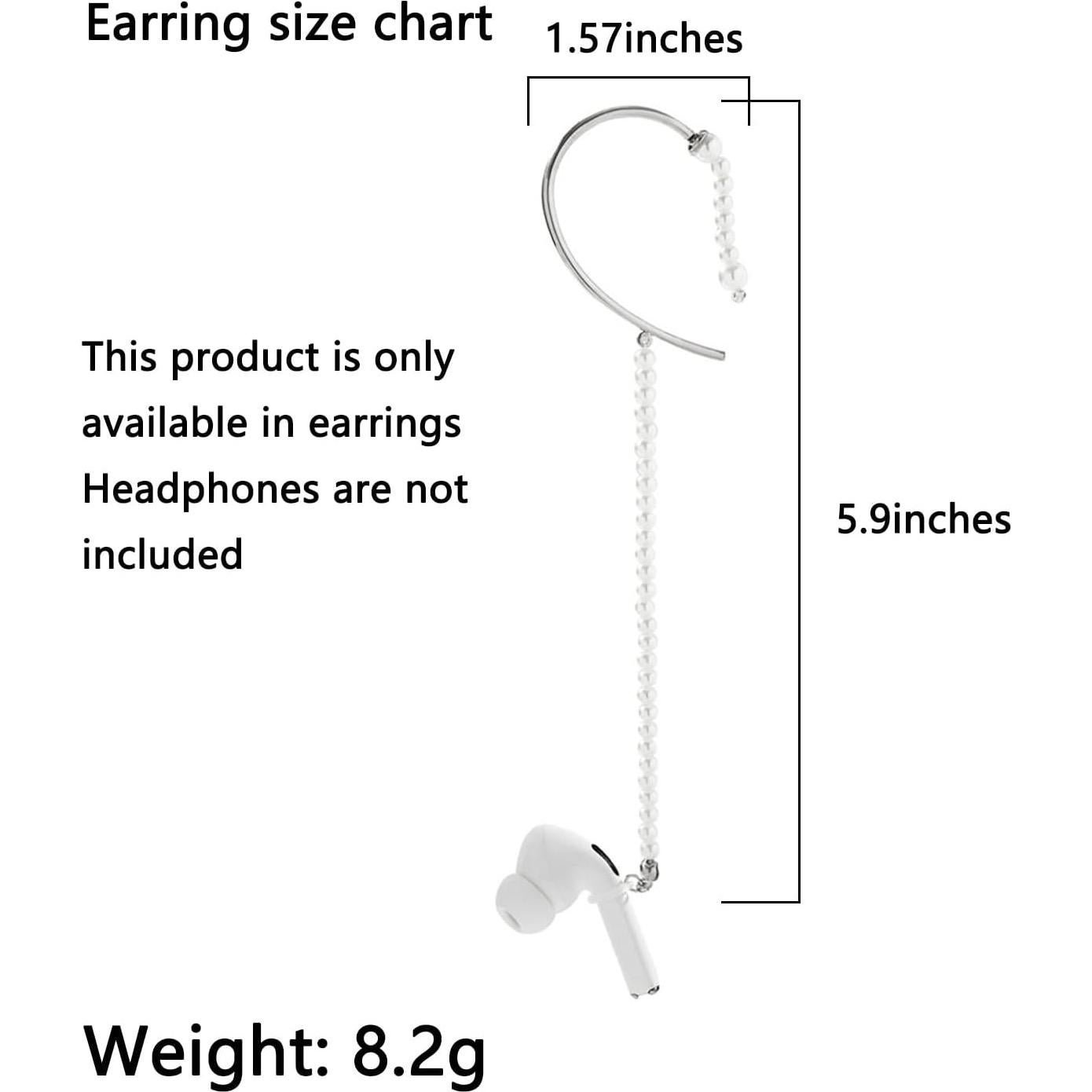 Pendientes Antipérdida de Perla Zyuzles para AirPods