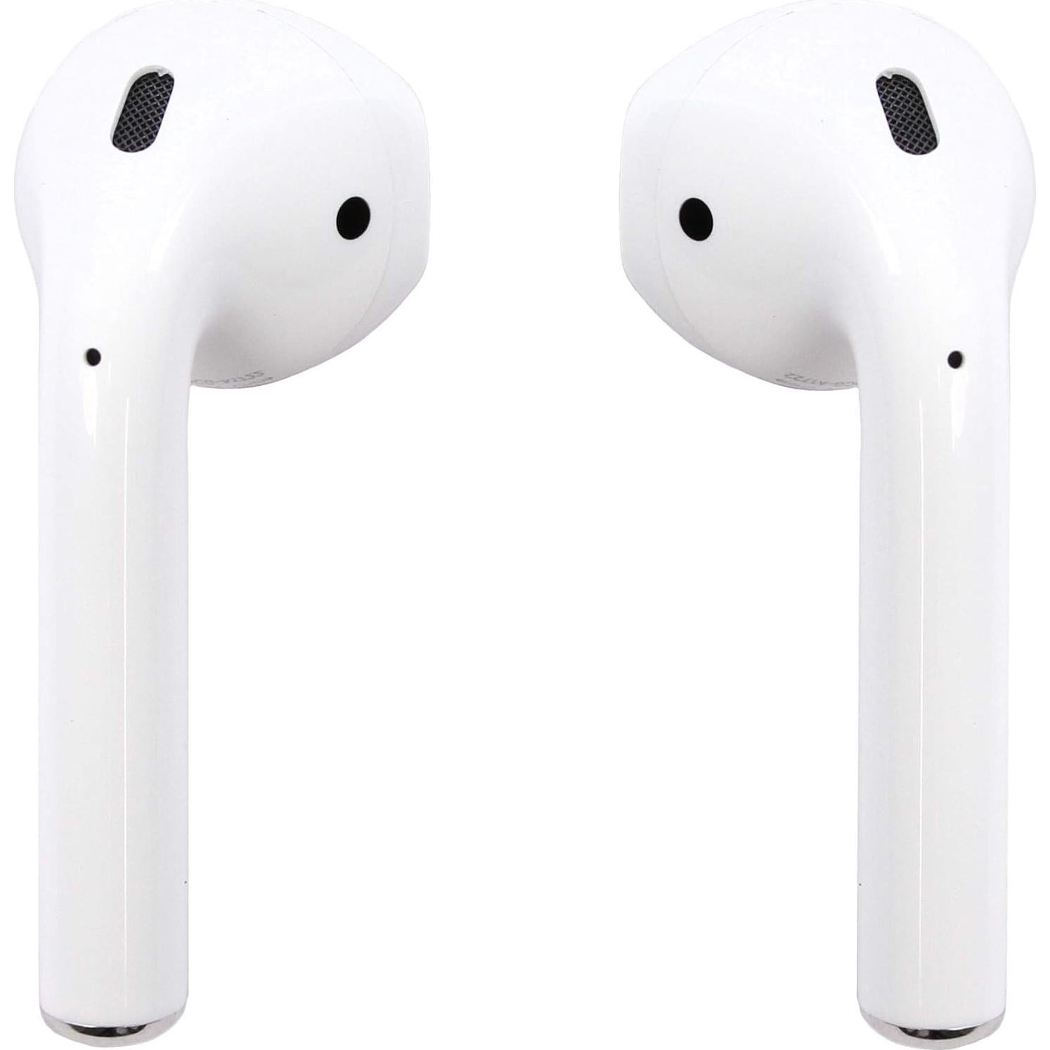Apple MMEF2AM/A AirPods Wireless Bluetooth Headset for iPhones with iOS 10 or Later White - (Renewed)