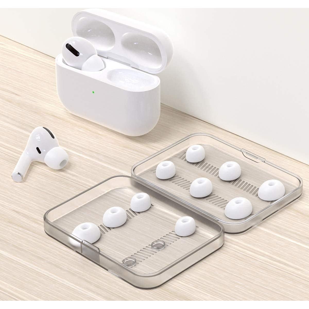 Puntas de Silicona para AirPods Pro MEEAJA - 3 Pares S/M/L
