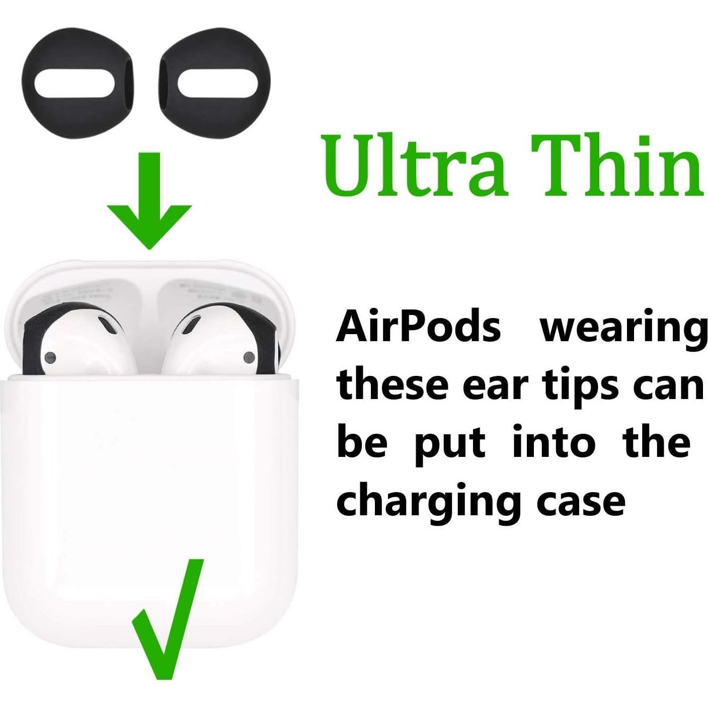 Puntas de repuesto silicona para AirPods/EarPods - IiEXCEL