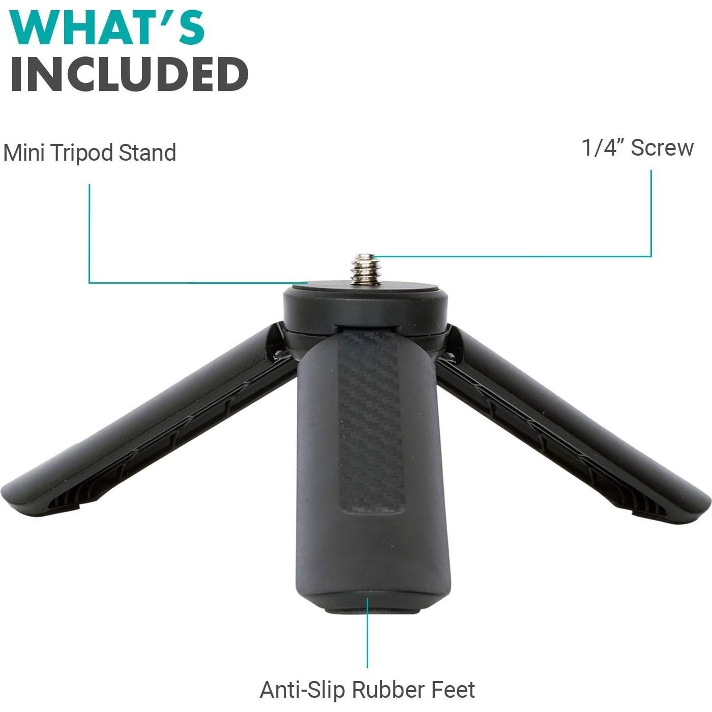 Trípode Compacto Mini Movo TR-1 para Cámara y GoPro