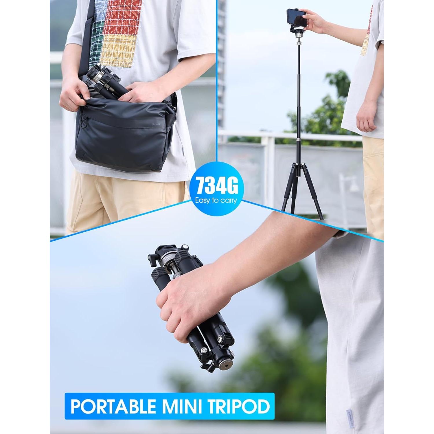 Trípode Mini ULANZI MT-63 Plegable 57" Aluminio 5kg