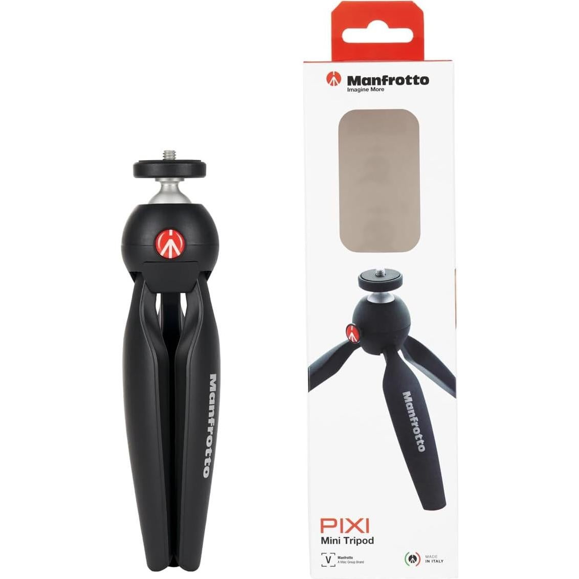 Trípode de Mesa Manfrotto PIXI Mini Aluminio Negro 1kg