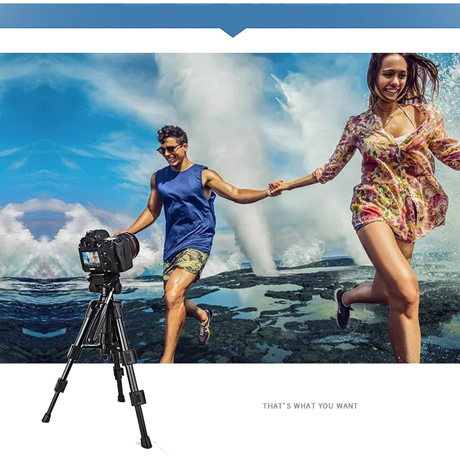 Trípode de Mesa Zomei Q100 para Cámara DSLR, 3 Vías, 51cm