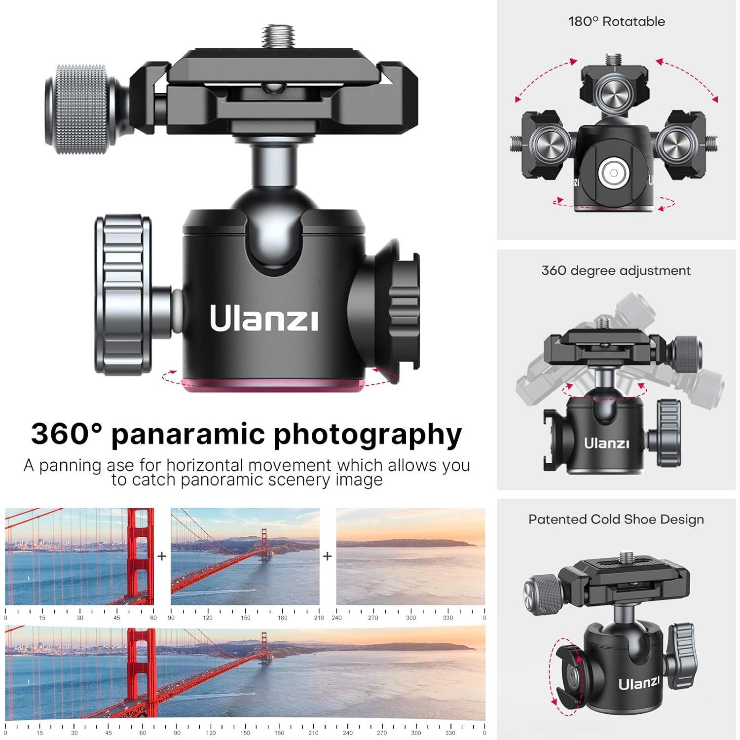 Trípode Mini PICTRON MT-24 Compacto Aluminio 360° para DSLR