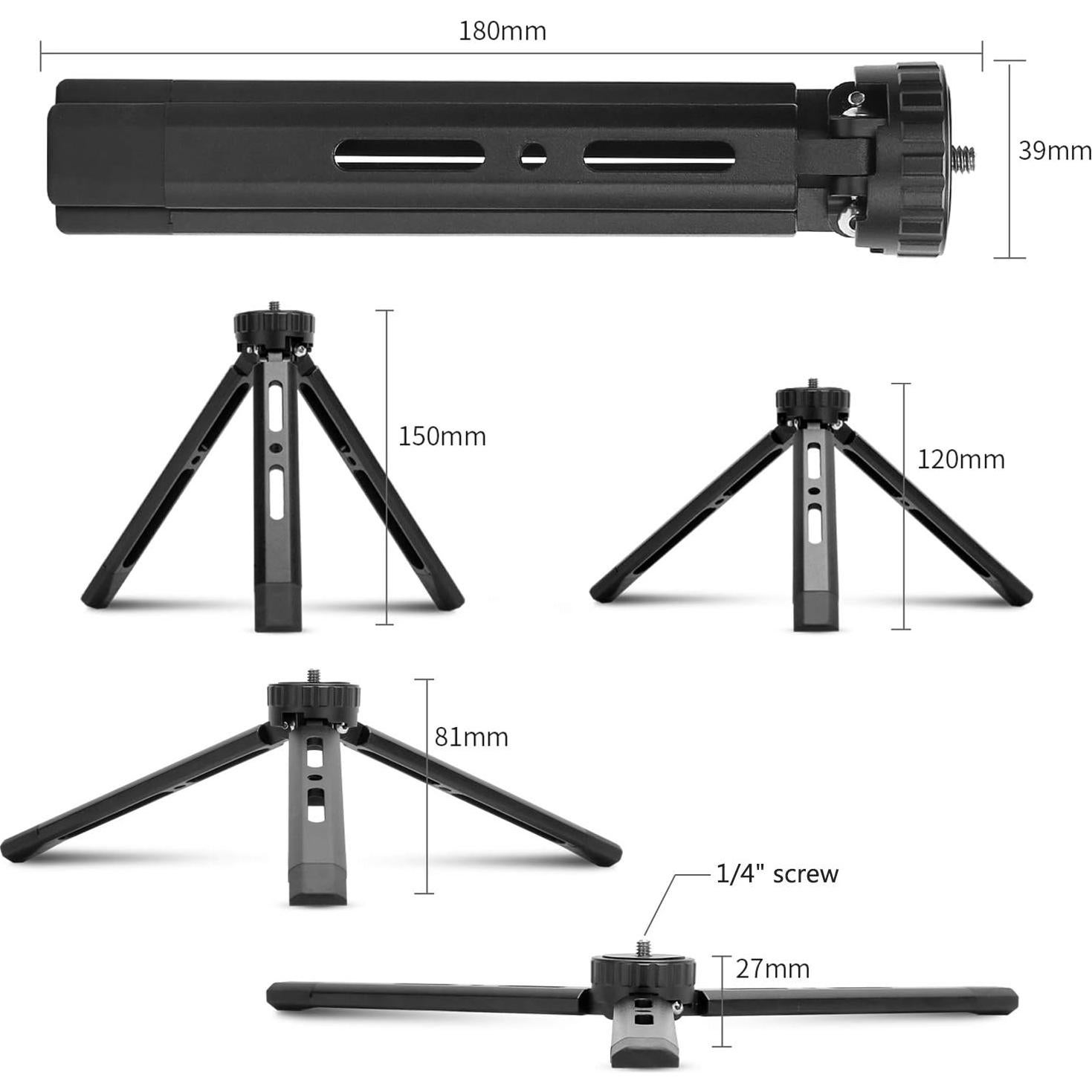 Trípode Mini de Metal Andoer para Cámara DSLR y Proyector