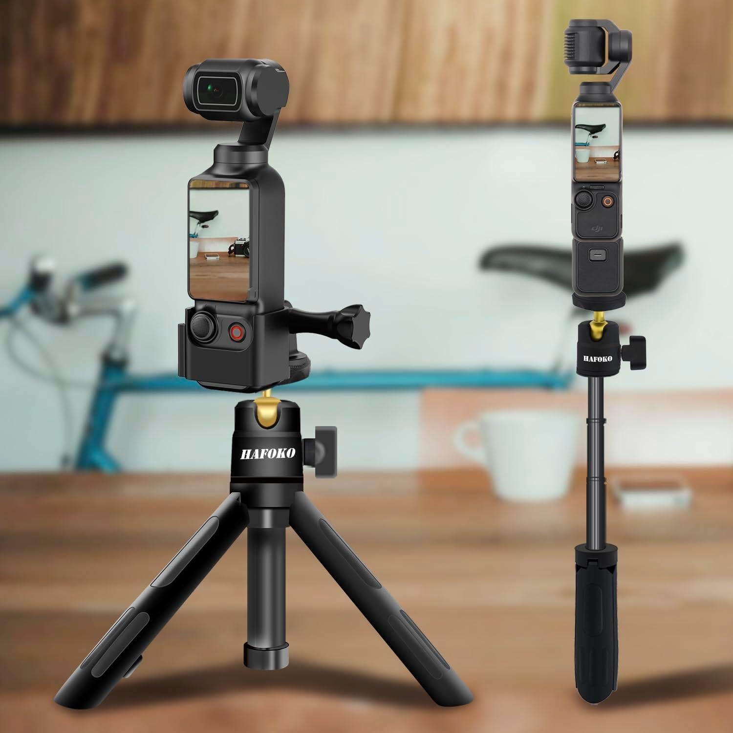 Trípode Extensible Mini HAFOKO para Smartphone y DJI Osmo Pocket 3