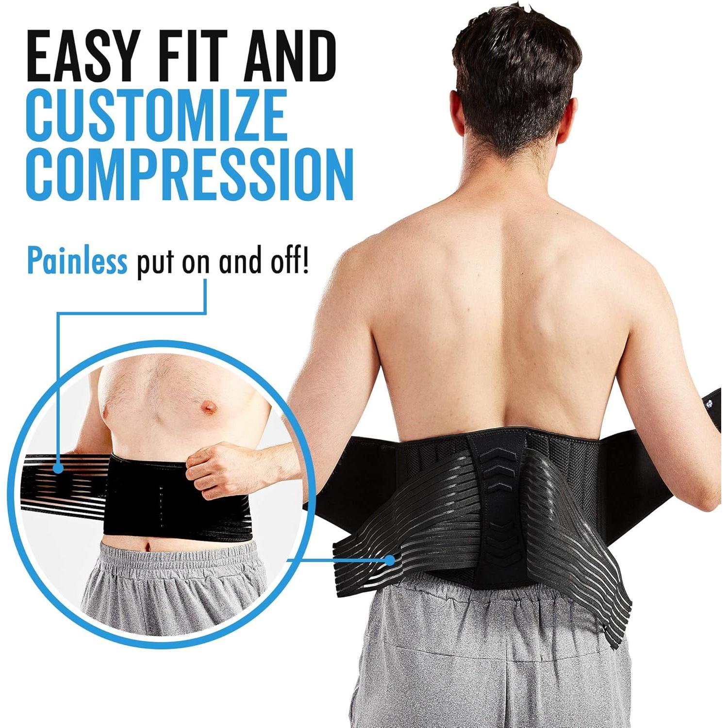 Faja Soporte Lumbar Bodyprox Unisex 71-127 cm Ajustable