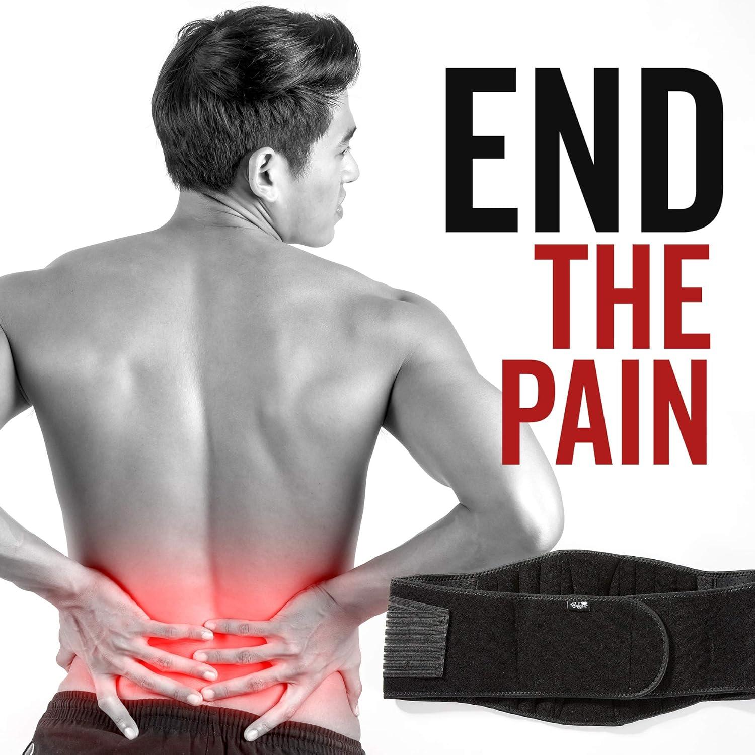 Faja Soporte Lumbar Bodyprox Unisex 71-127 cm Ajustable