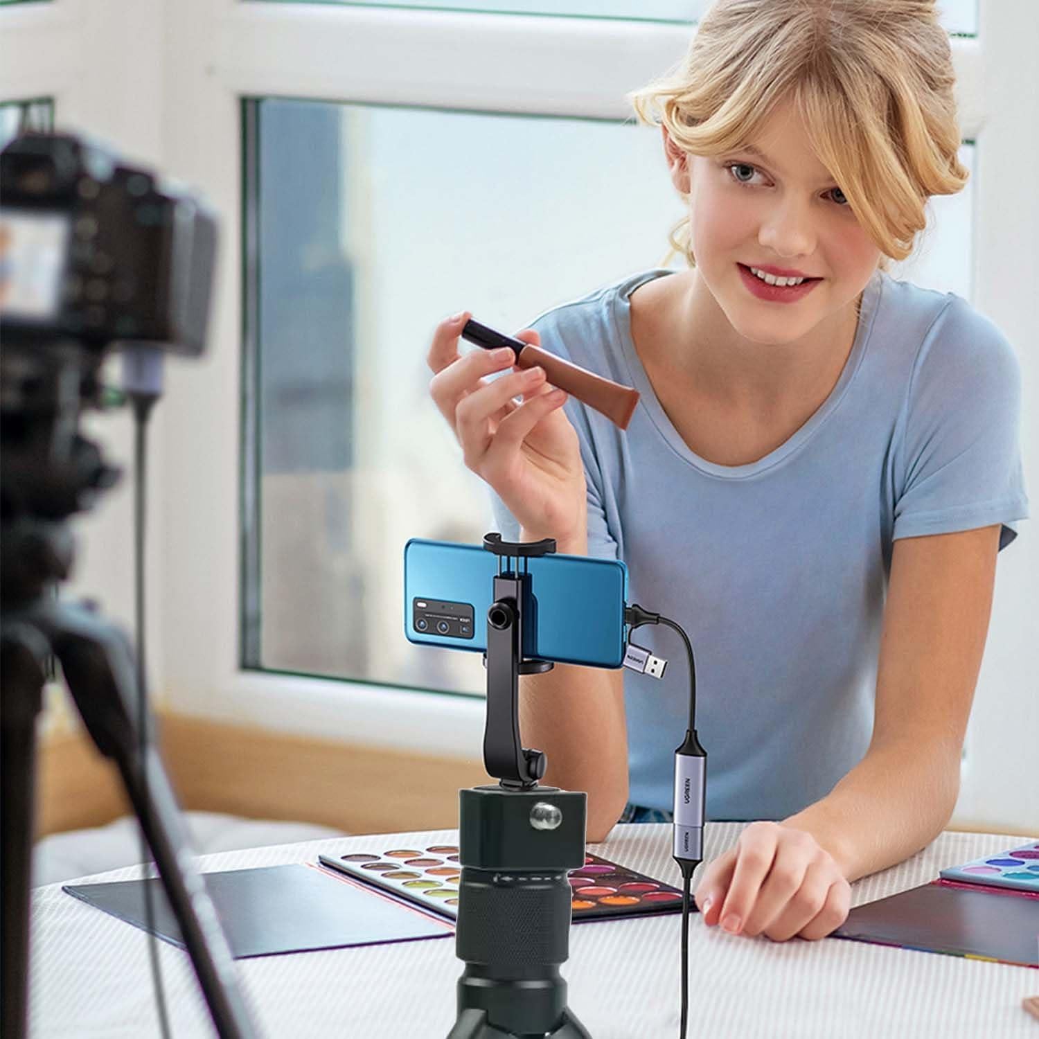 Adjustable Foldable Tripod Bullet Aluminum Alloy Perfect for Insta360 X3,ONE RS,GO 2,ONE X2,ONE R,ONE X,ONE Multi-Functional Tabletop Fold Tripod