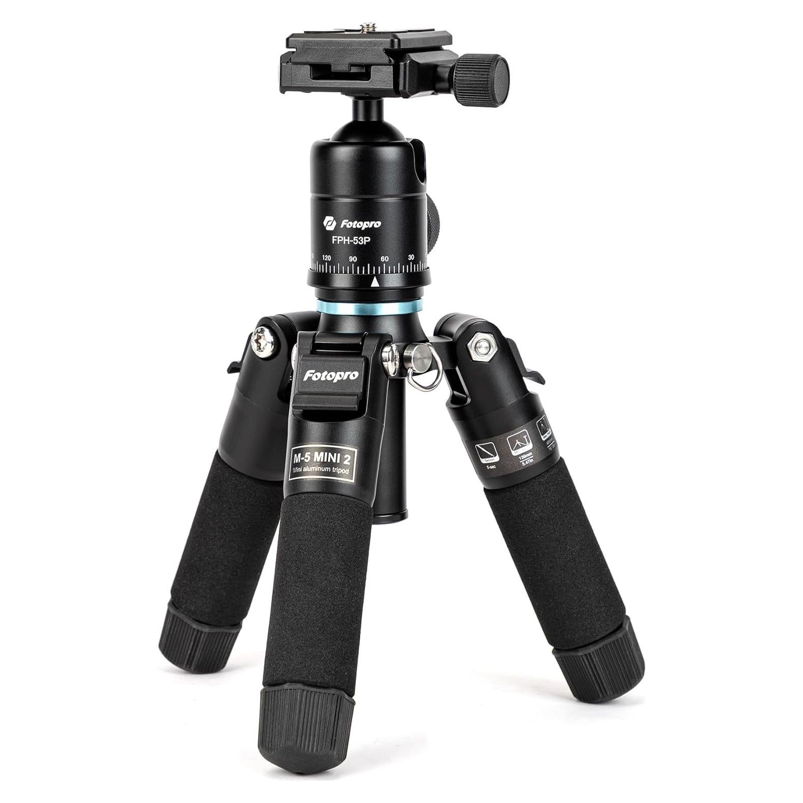Trípode Mini Portátil Fotopro M-5 de Aluminio 50.8 cm