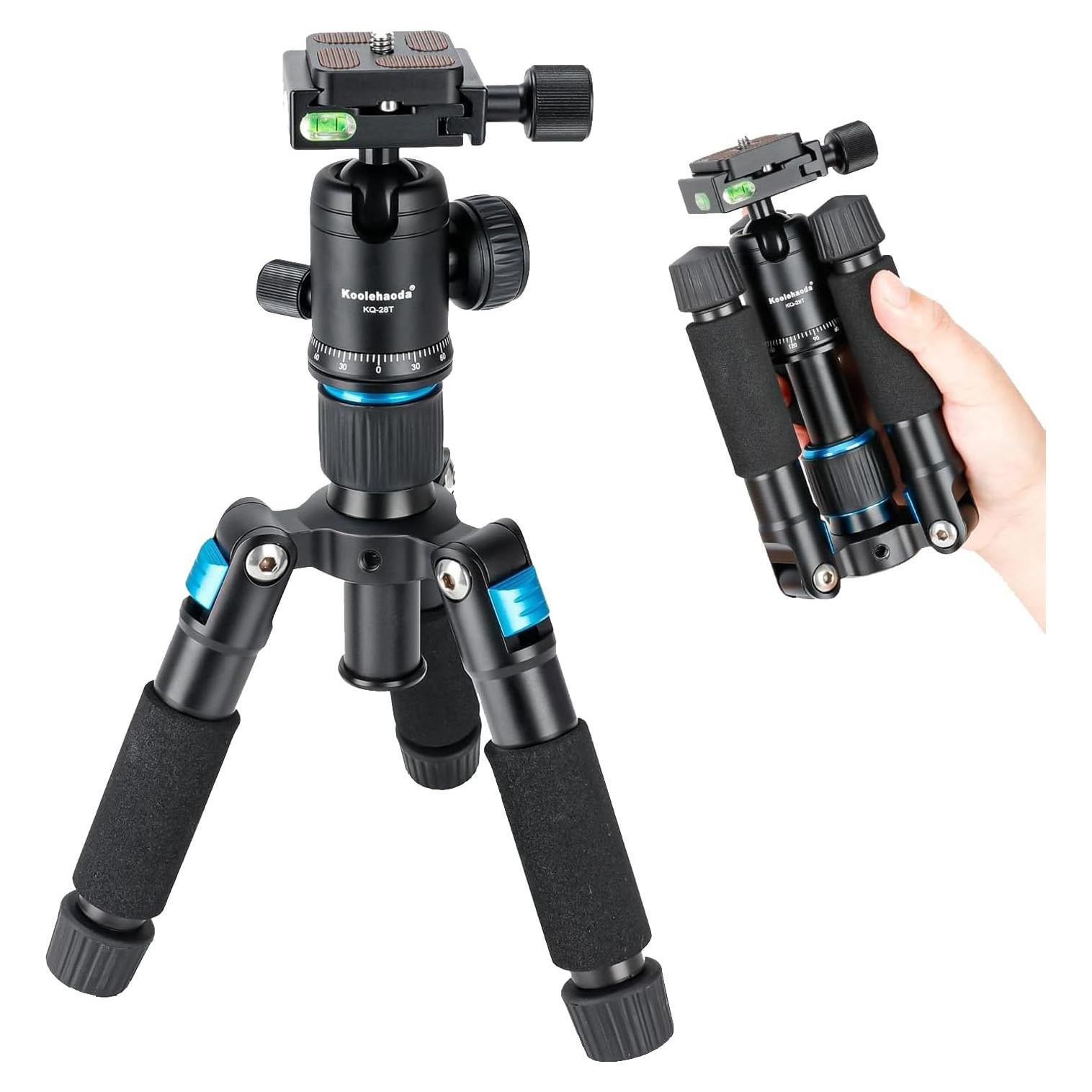 Mini Trípode de Escritorio Koolehaoda H50B 20" Aluminio Azul