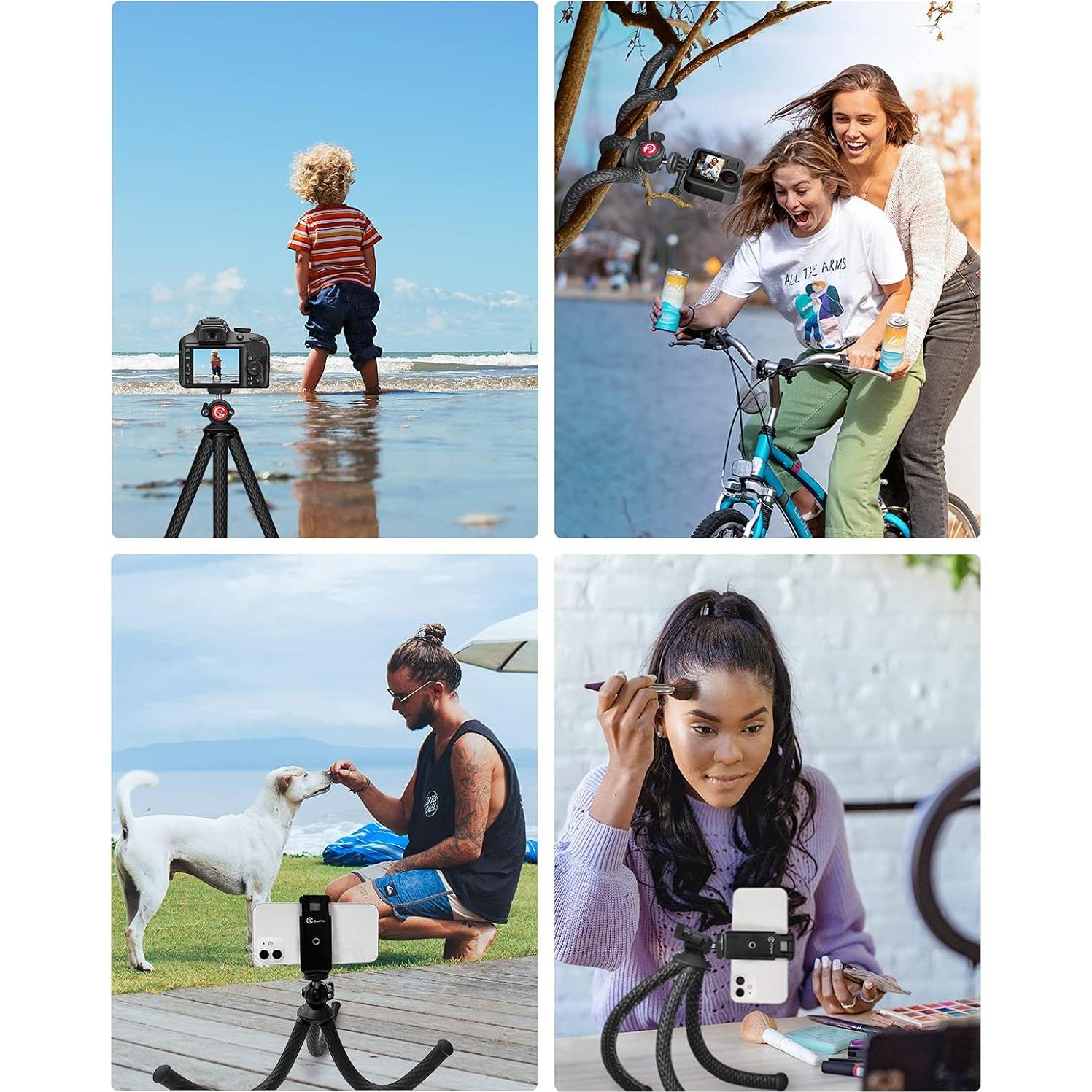 Trípode Flexible para Teléfono GooFoto B1 - 1.5kg, Antideslizante