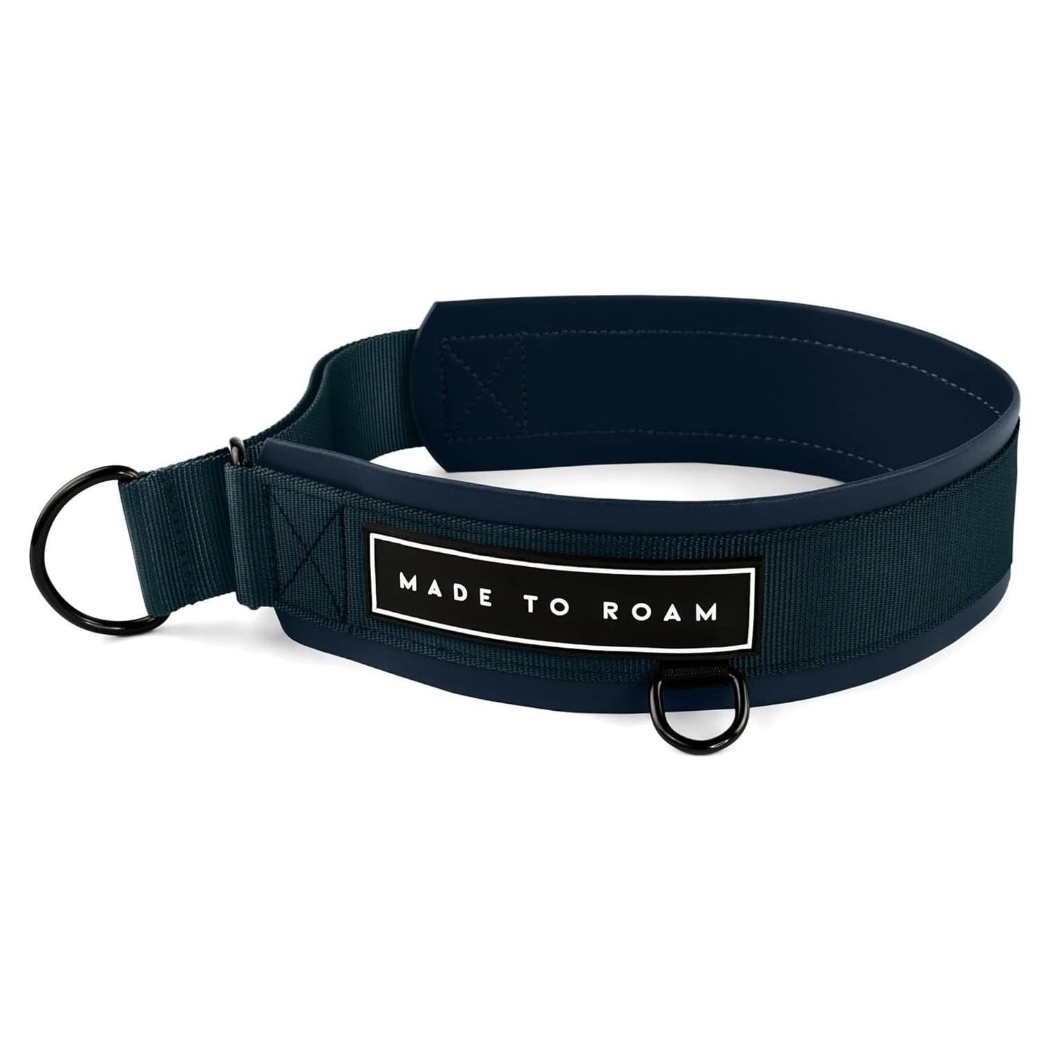 Collar Martingale para Perros Made to Roam - Cuero Vegano, Tamaño 7
