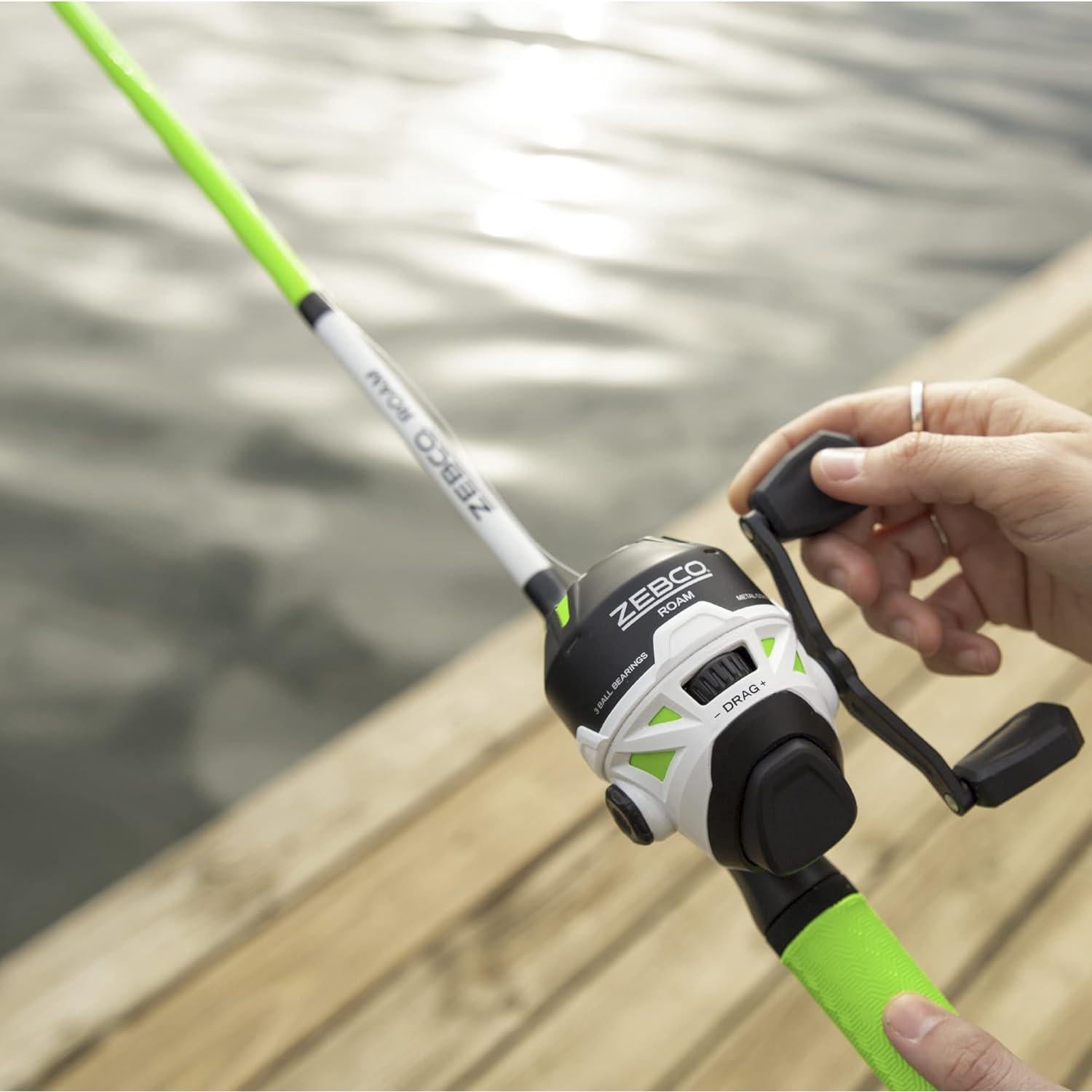 Combo de Pesca Zebco Roam 6 Pies Telescópica Spincast