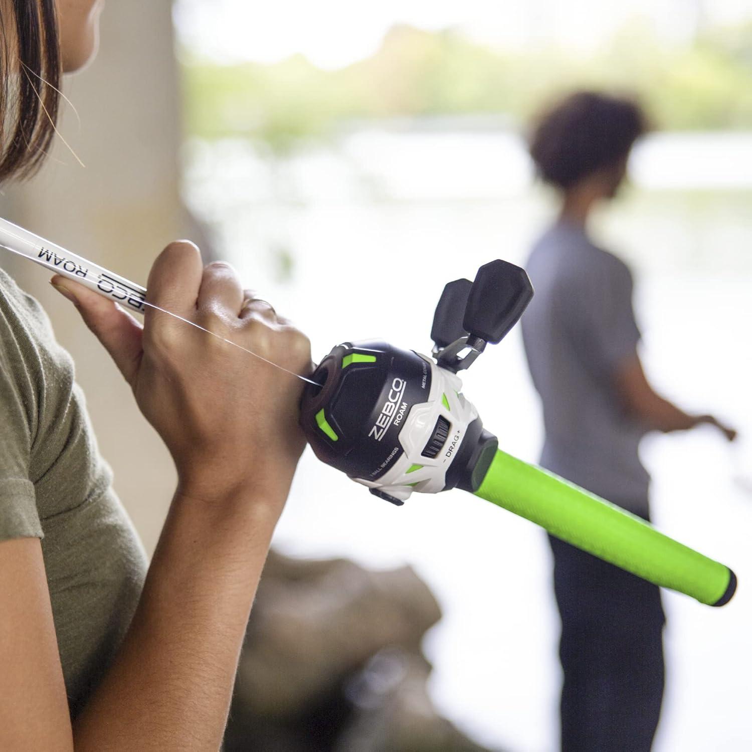 Combo de Pesca Zebco Roam 6 Pies Telescópica Spincast