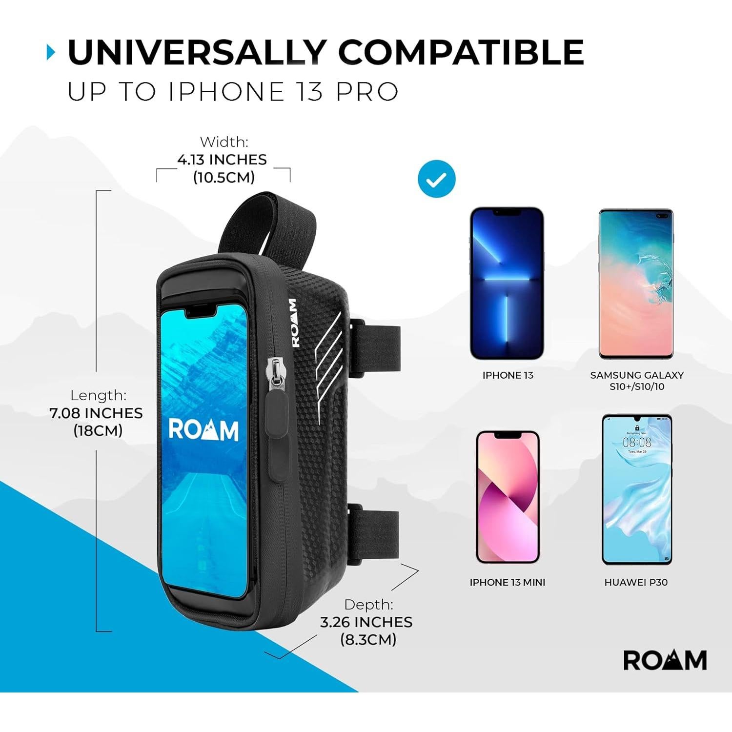 Soporte Universal para Teléfono Roam + Funda Impermeable