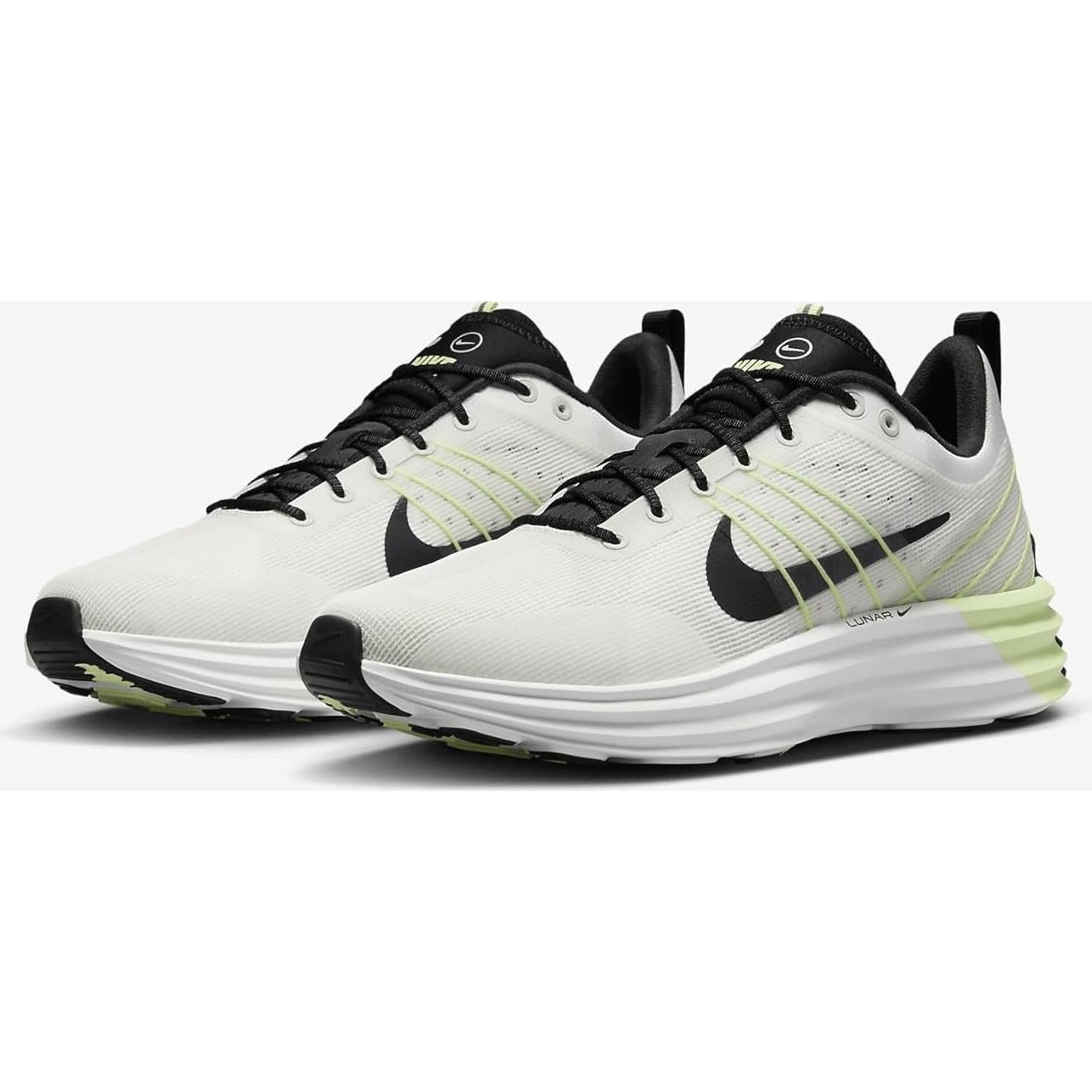 Nike Lunar Roam Zapatos Hombre Talla 45.5 Blanco/Plata