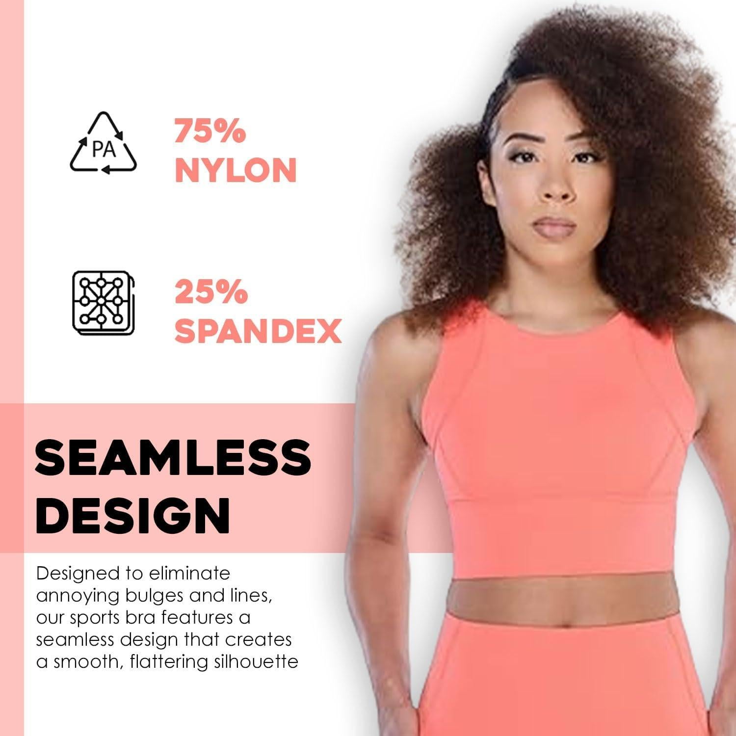 Sostén Deportivo Yanta Tank Roam Loud para Mujeres - Alta Compresión y Espalda Racerback