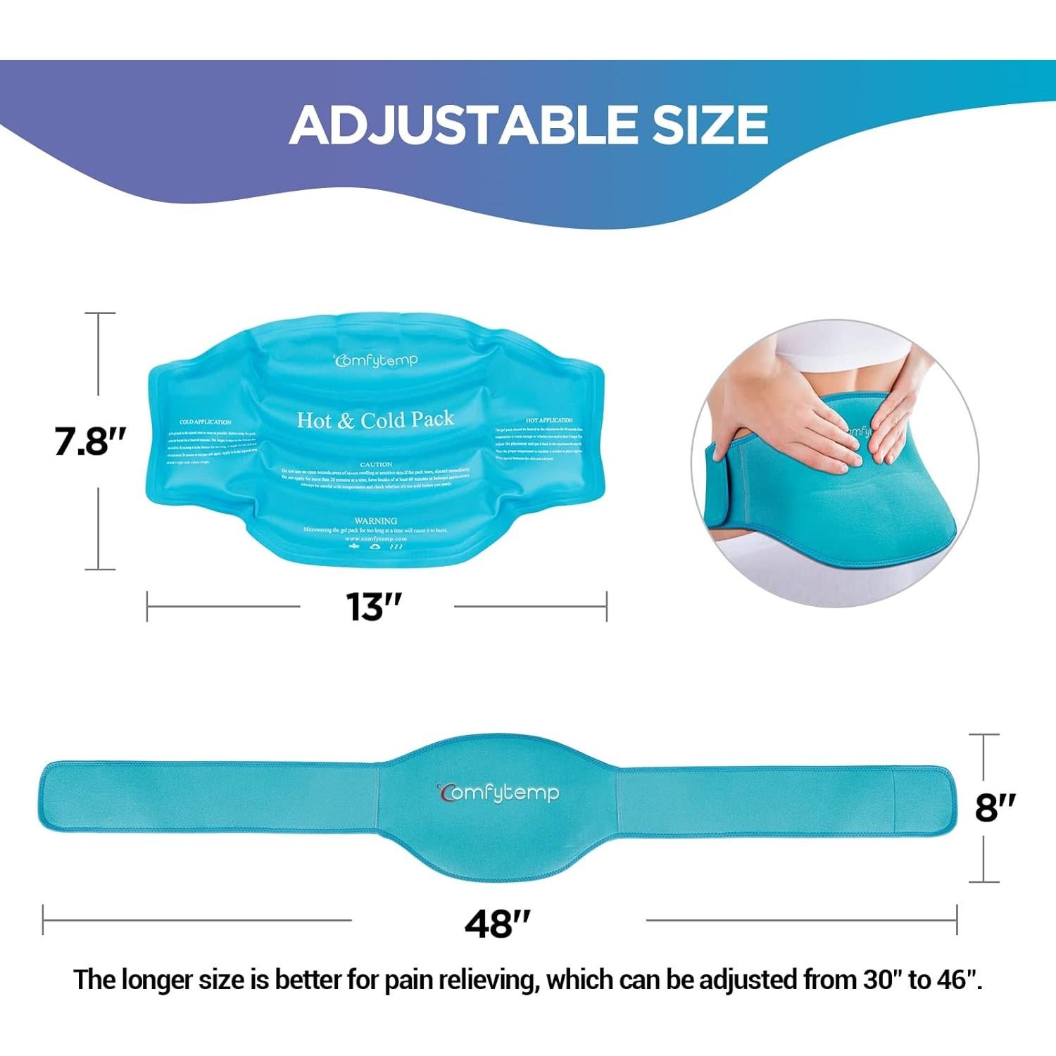 Compresa de Hielo Comfytemp para Espalda Baja y Ciática