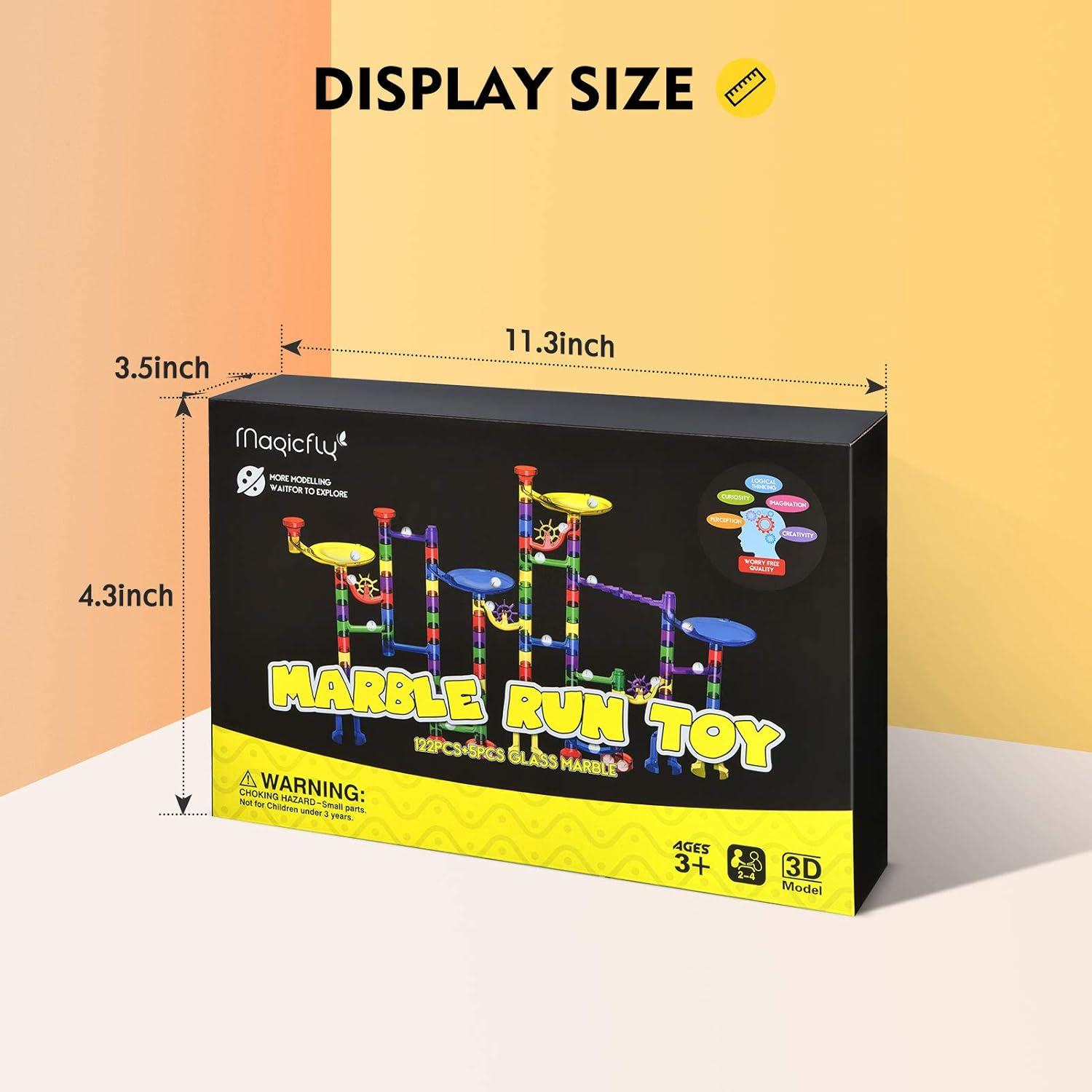 Juego de Canicas Magicfly 127 Piezas Pista de Carreras