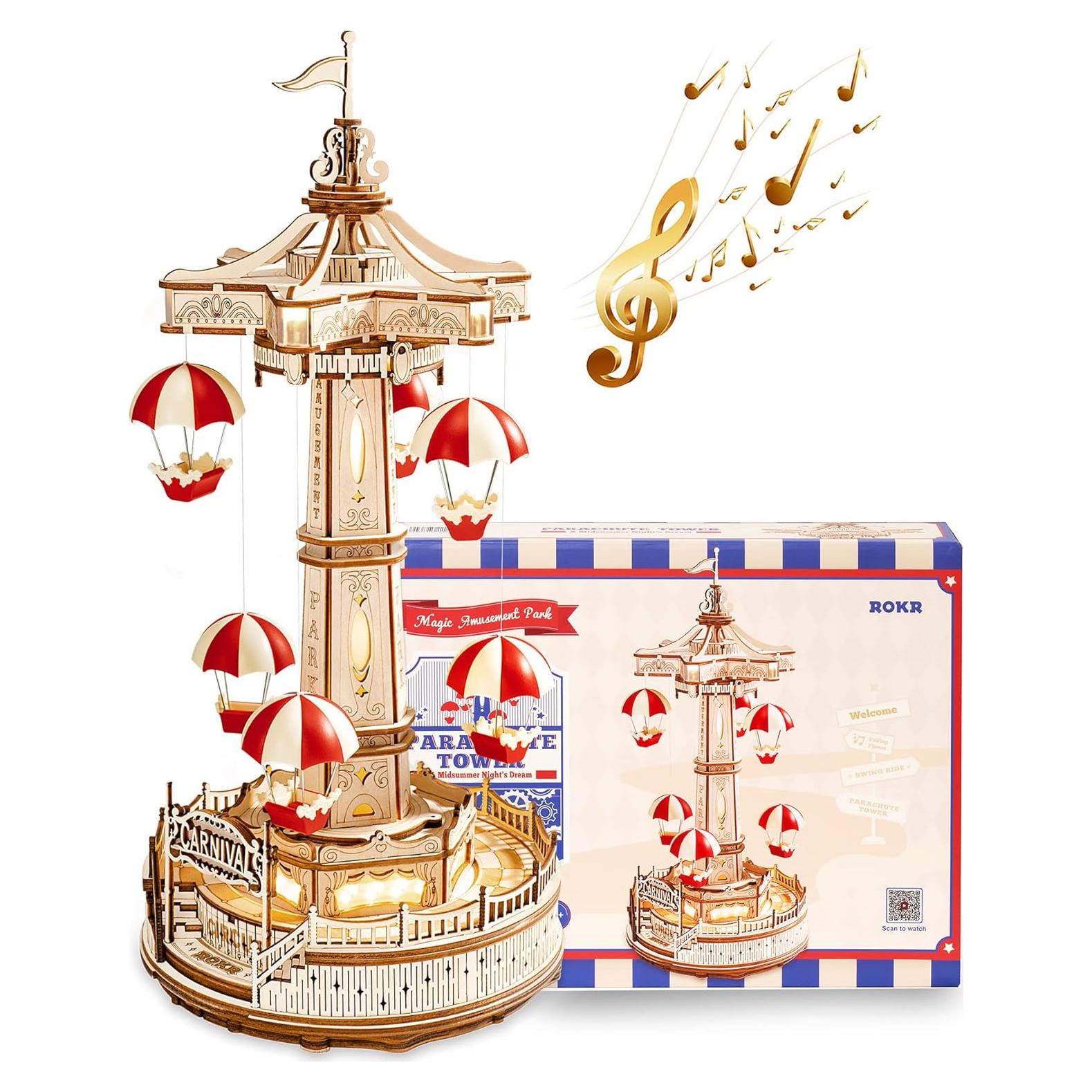 Rompecabezas 3D de Madera ROKR EA01 con Música y LED