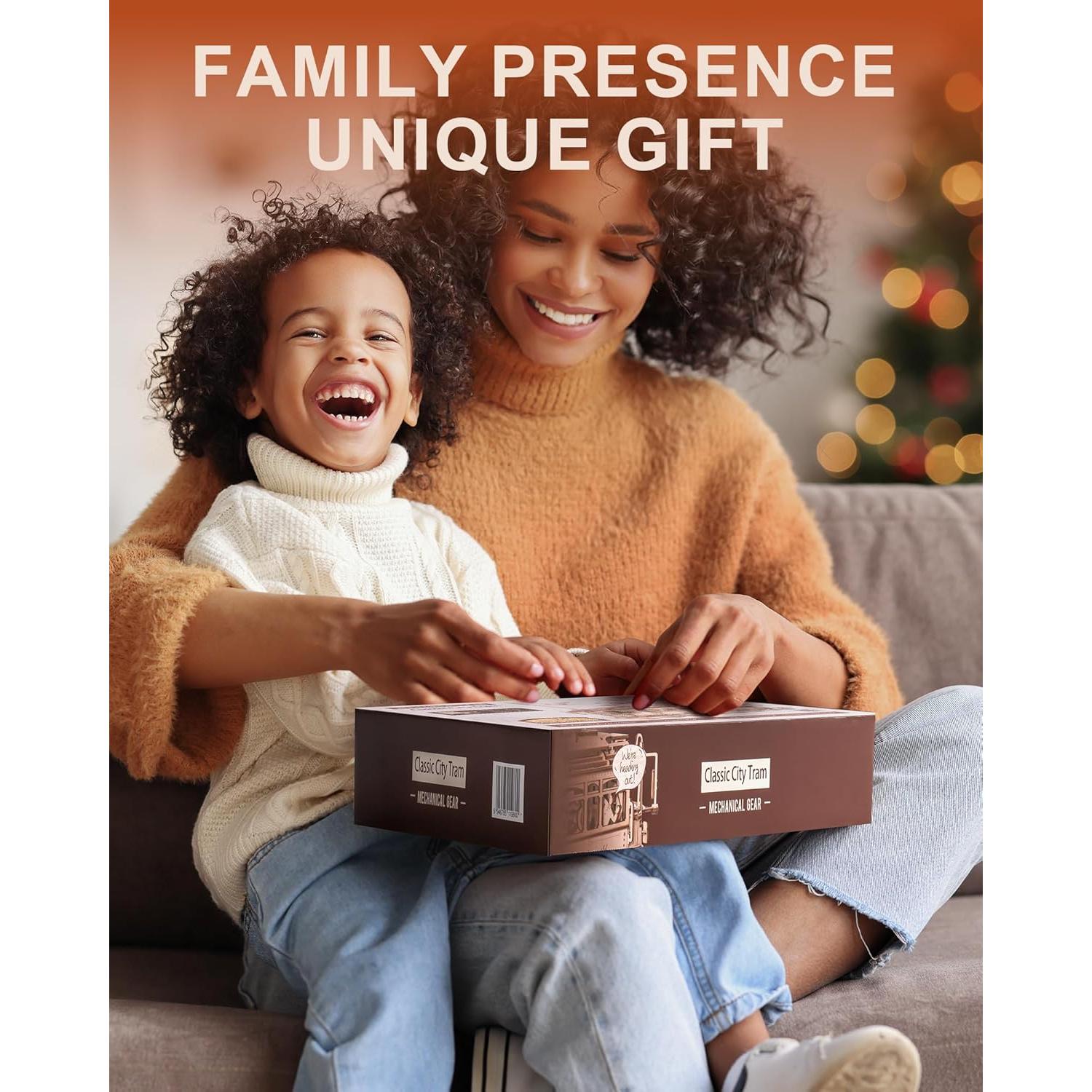 Rompecabezas 3D de Madera ROKR Tranvía LK801 para Adultos