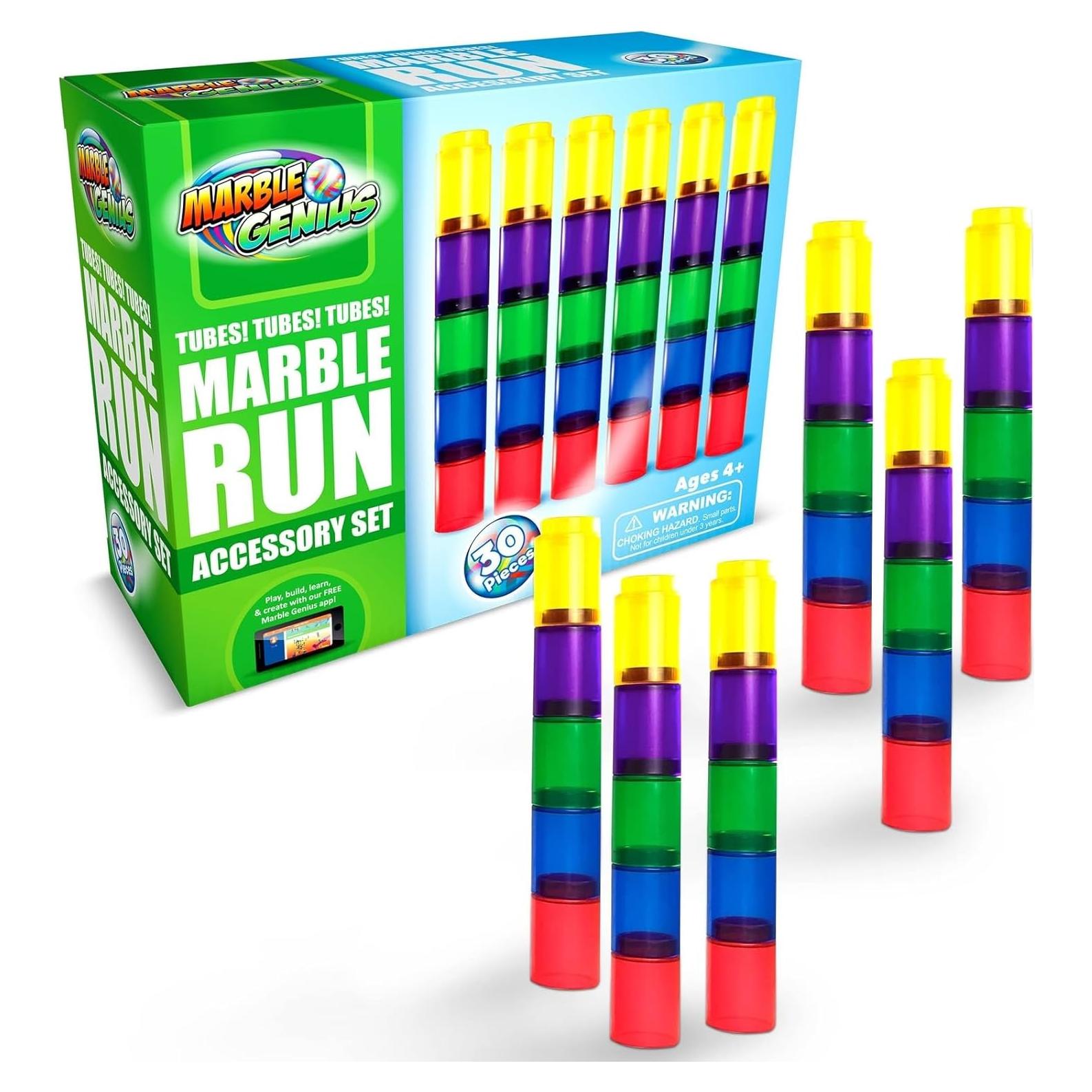 Set de Tuberías de Mármol Marble Genius - 30 Piezas para Niños 4+