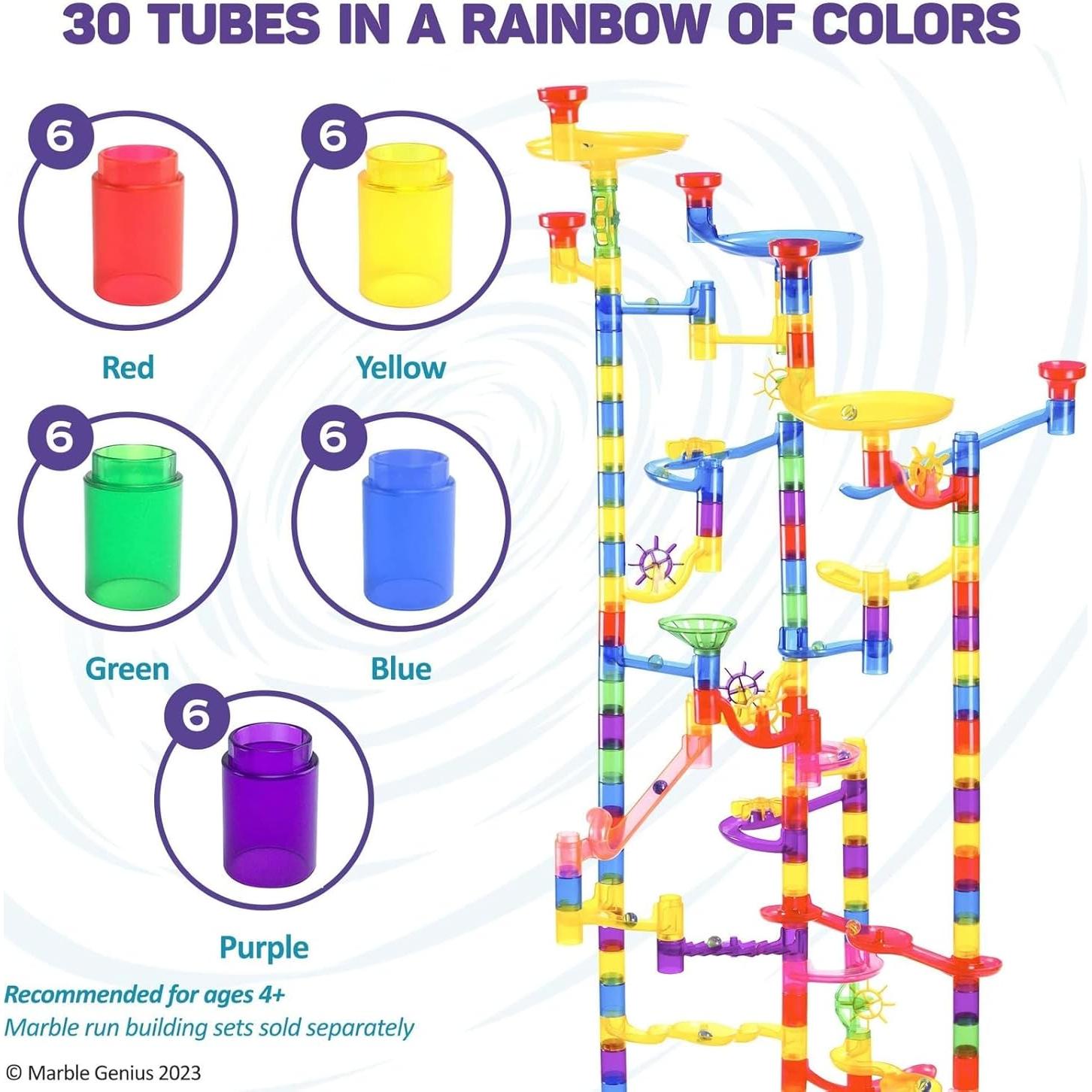 Set de Tuberías de Mármol Marble Genius - 30 Piezas para Niños 4+