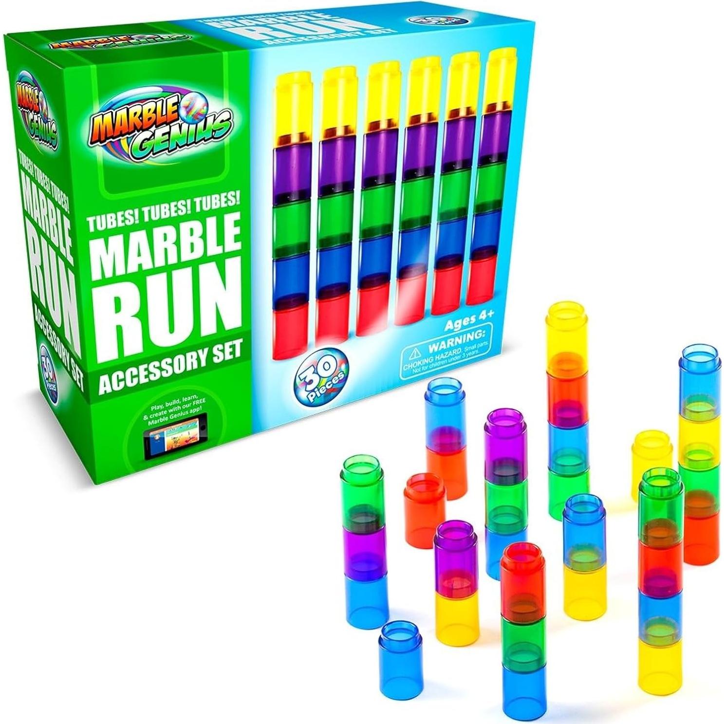 Set de Tuberías de Mármol Marble Genius - 30 Piezas para Niños 4+