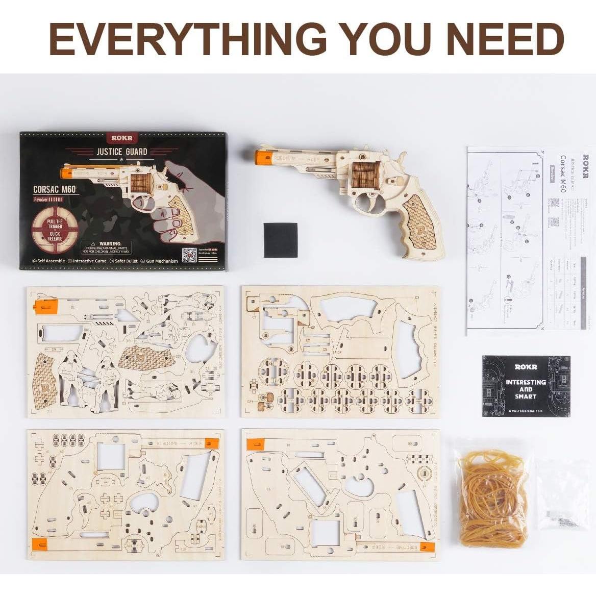 Rompecabezas 3D de Madera ROKR M60 - Modelo Mecánico DIY