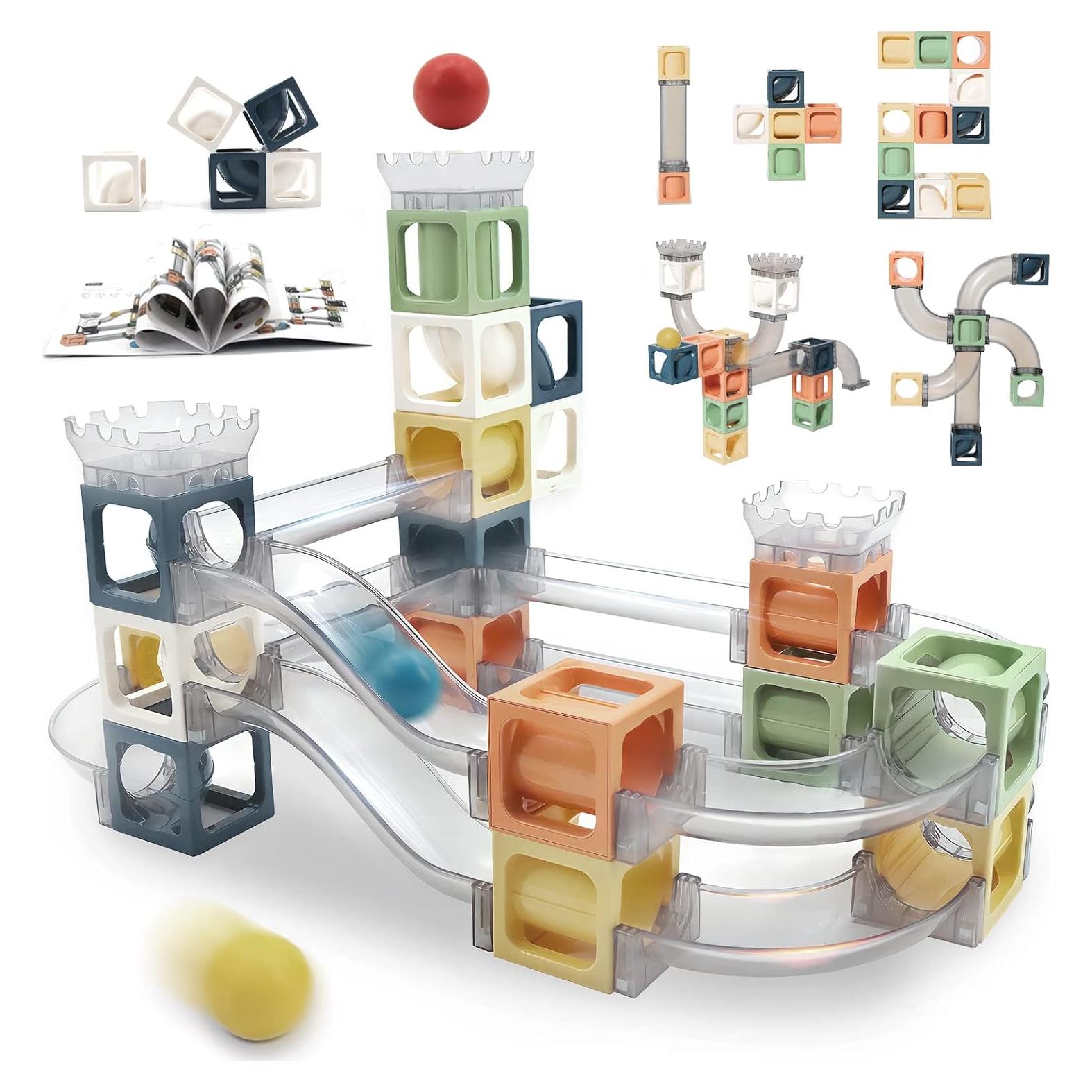 Juego de Canicas Magnéticas Keefun 41 Piezas STEM para Niños