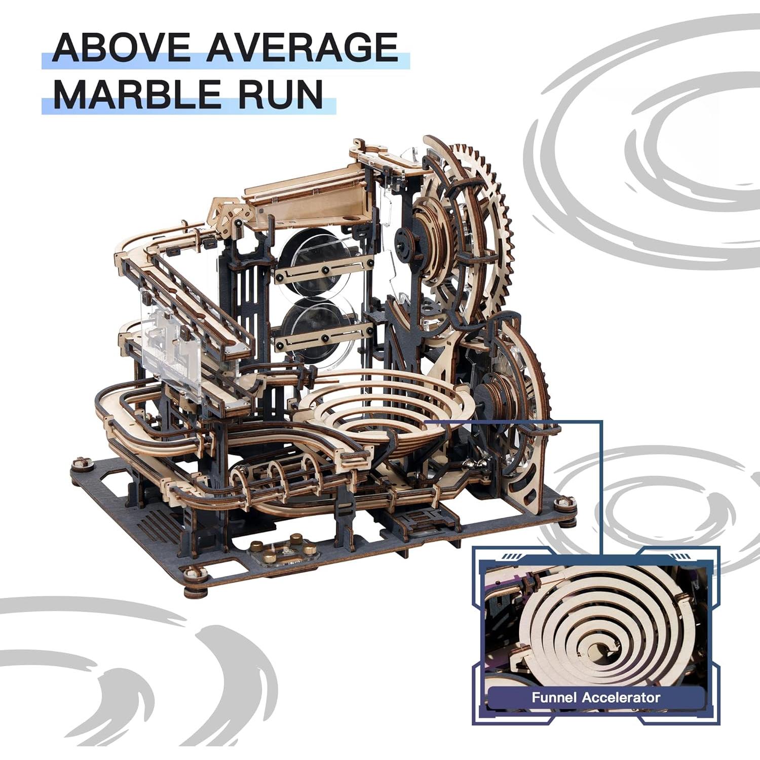 ROBOTIME Puzzle 3D Madera Carrera de Canicas LGA01