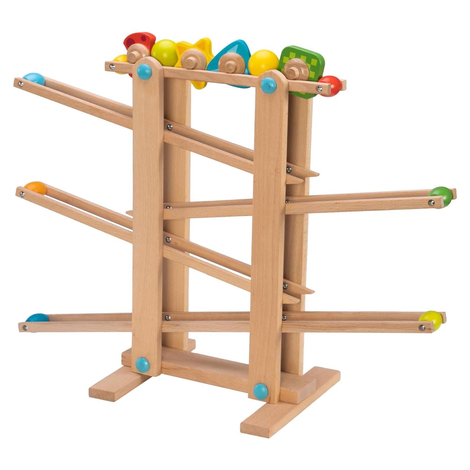 Pista de Canicas de Madera Fat Brain Toys 76 cm para Niños 2 Años