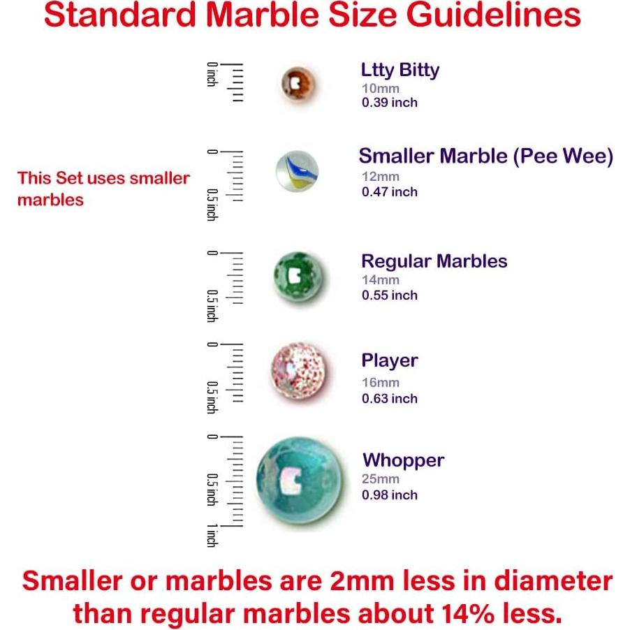 Juego de Canicas de Mármol WEofrecemosloqueTUquieres - 169 Piezas STEM