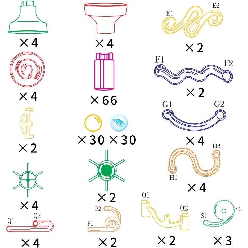 Juego de Canicas de Mármol WEofrecemosloqueTUquieres - 169 Piezas STEM