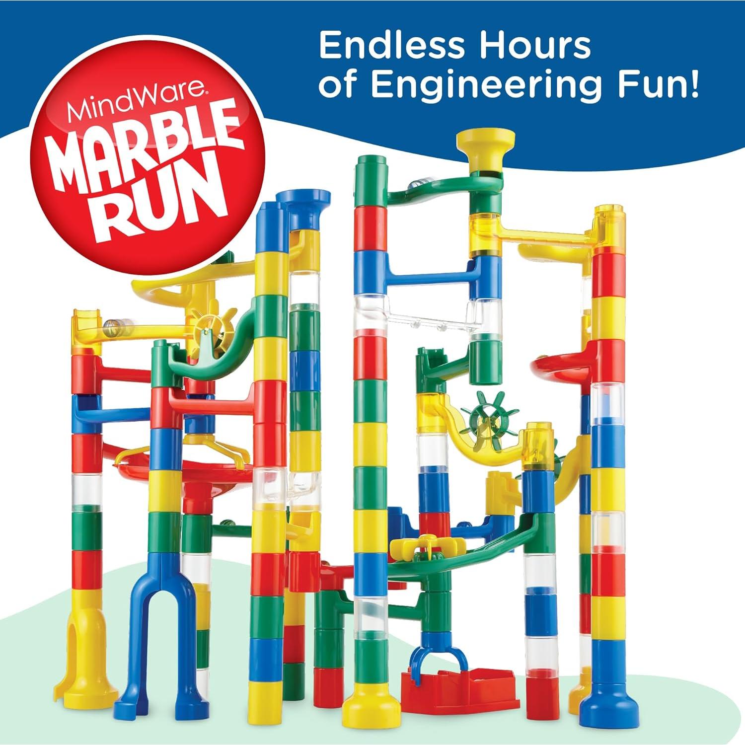 MindWare Marble Run 123 Piezas Set de Construcción STEM